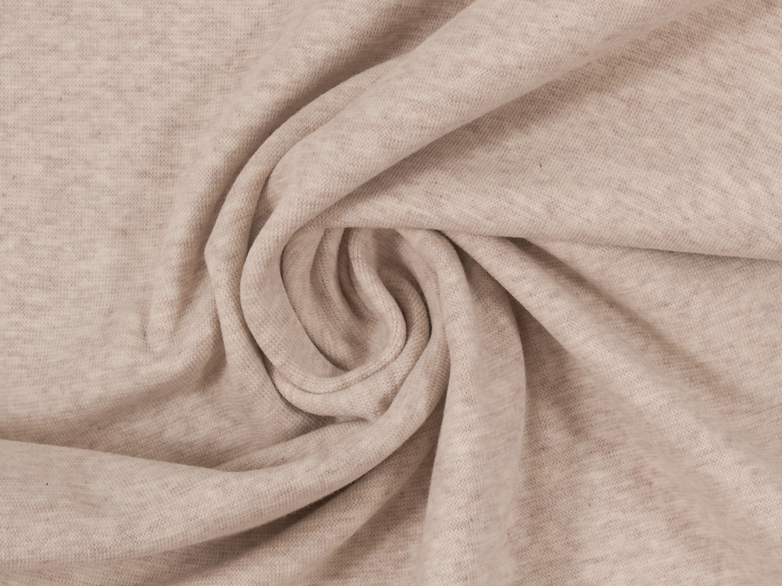 Glattes Bündchen Stoff Heike 95cm - meliert