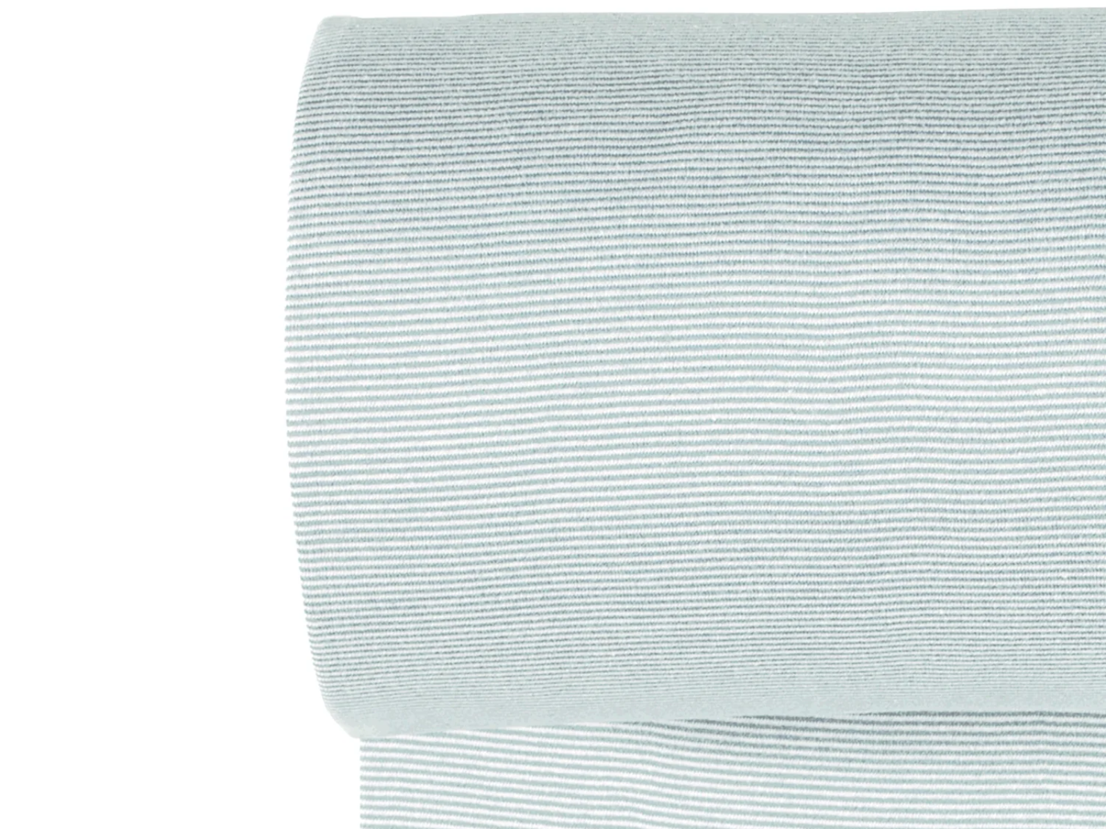 Glattes Bündchen Stoff im Schlauch - Streifen