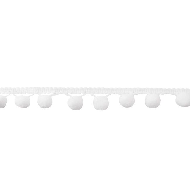 Bommelborte Pompon ca. 24 mm Bommeln - uni