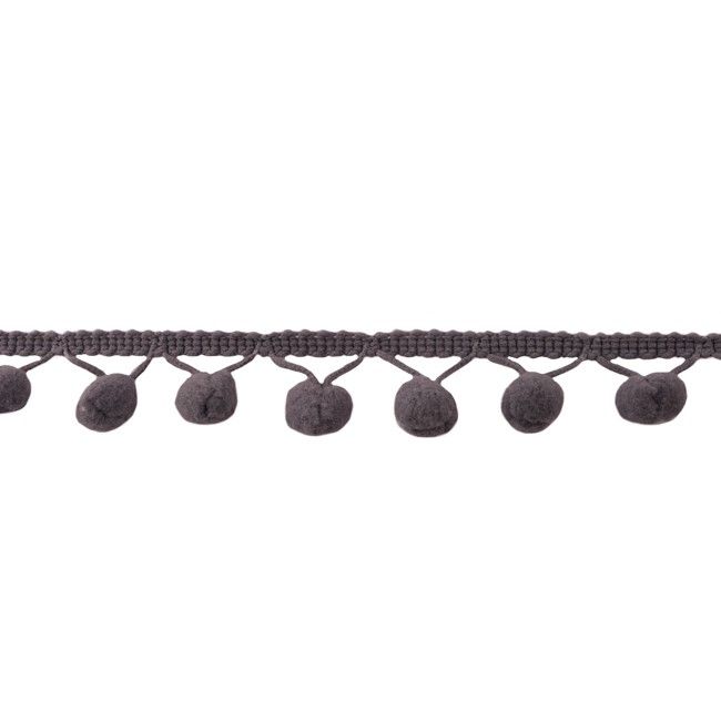 Bommelborte Pompon ca. 24 mm Bommeln - uni
