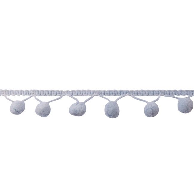 Bommelborte Pompon ca. 24 mm Bommeln - uni