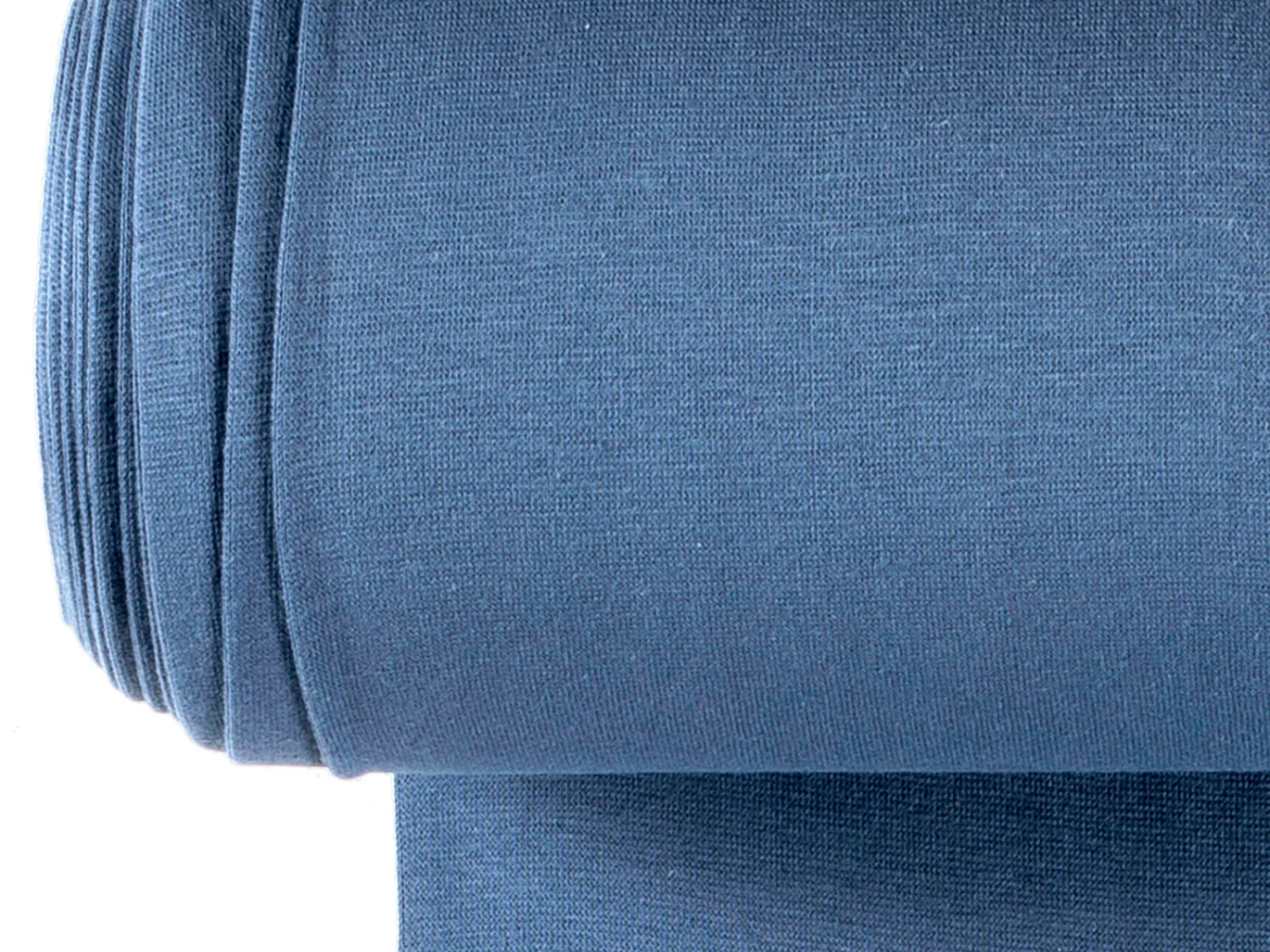 Glattes Bündchen Stoff im Schlauch