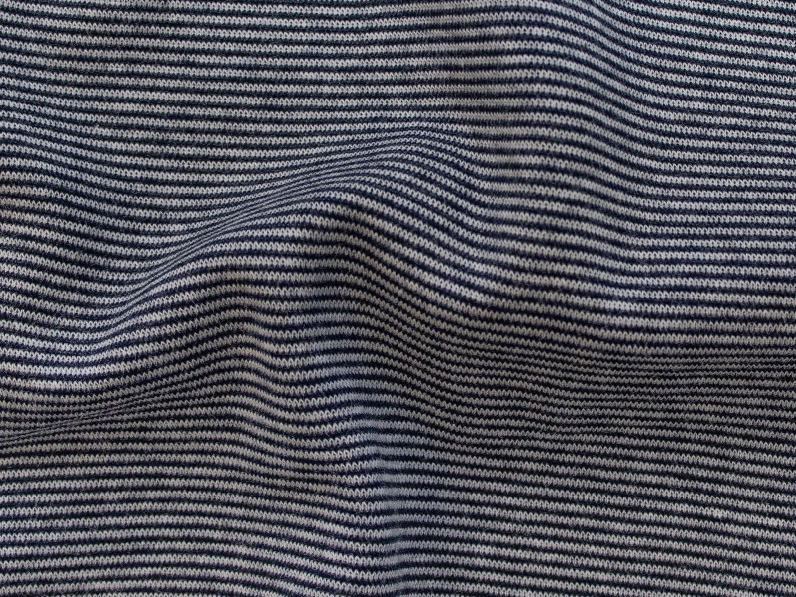 Glattes Bündchen Stoff im Schlauch - Streifen