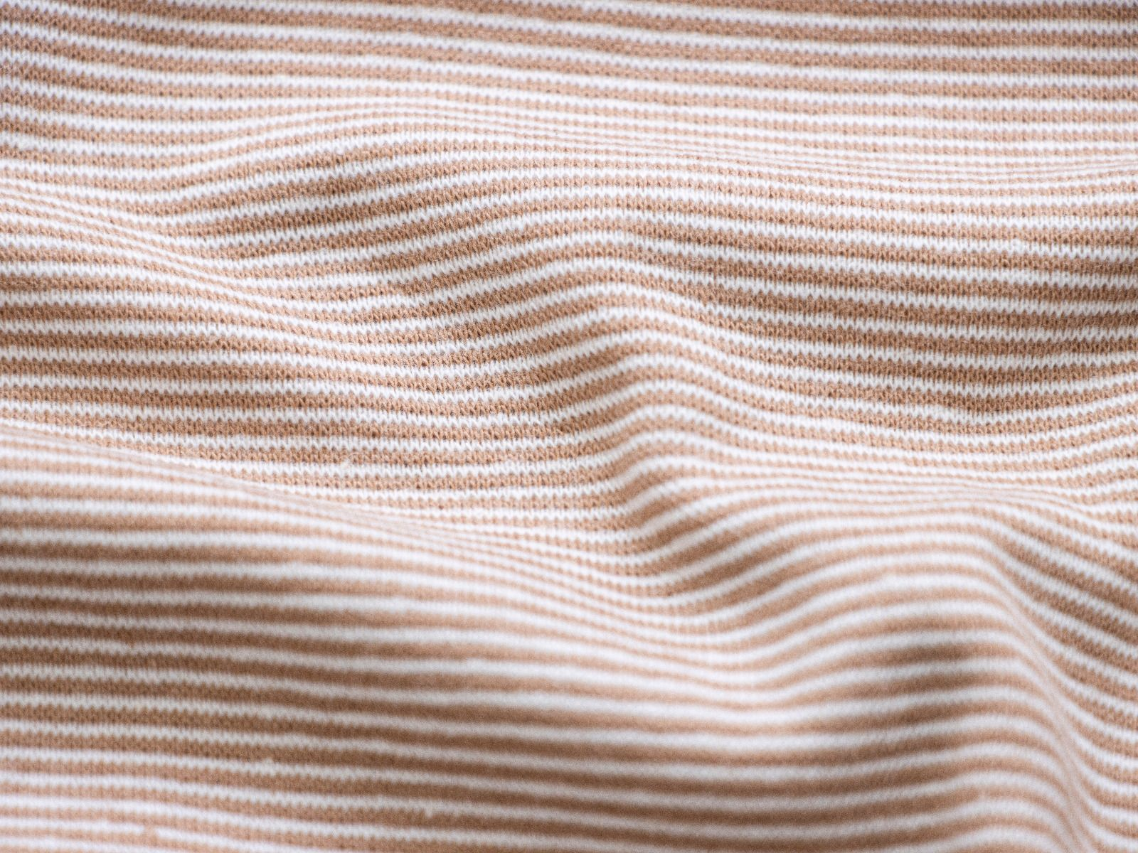 Glattes Bündchen Stoff im Schlauch - Streifen