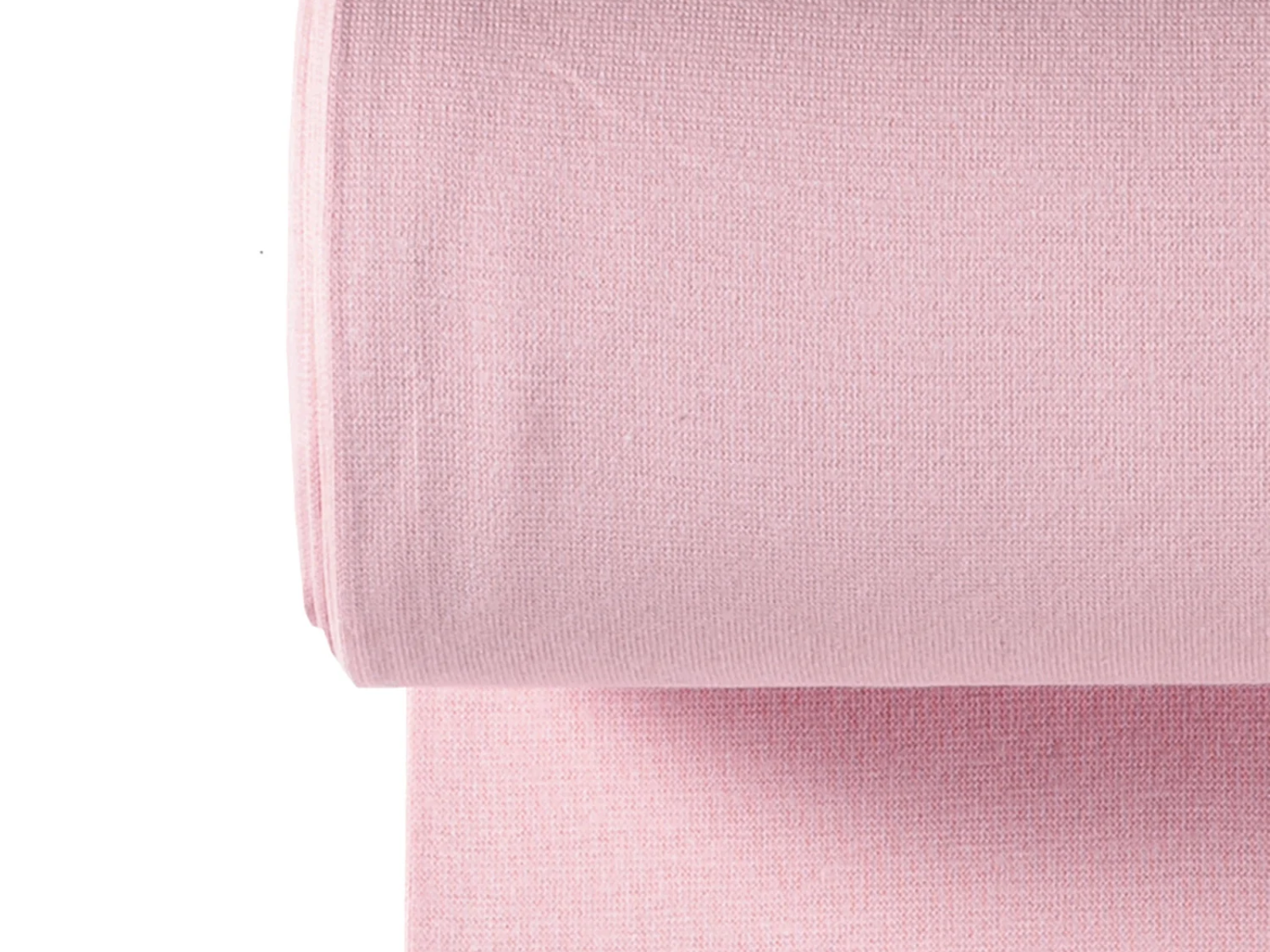 Glattes Bündchen Stoff im Schlauch