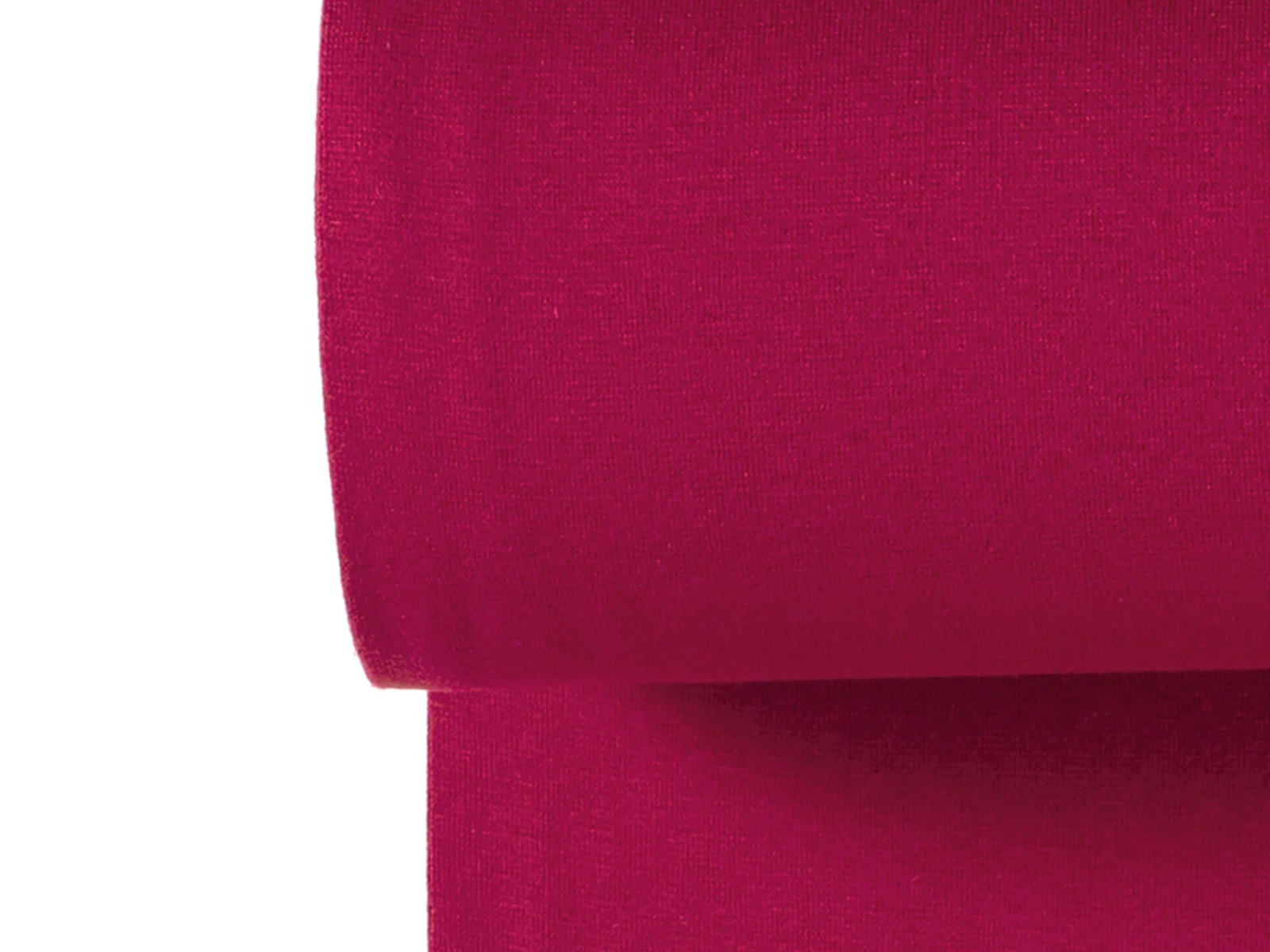 Glattes Bündchen Stoff im Schlauch