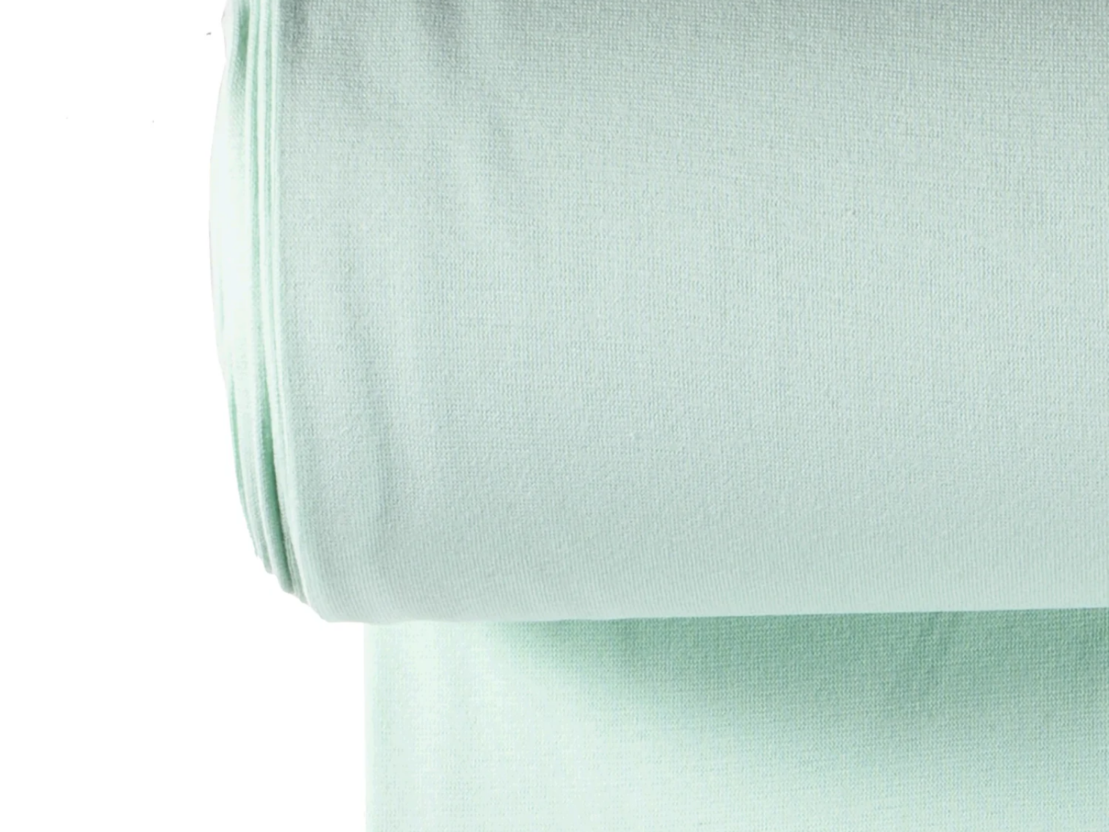 Glattes Bündchen Stoff im Schlauch