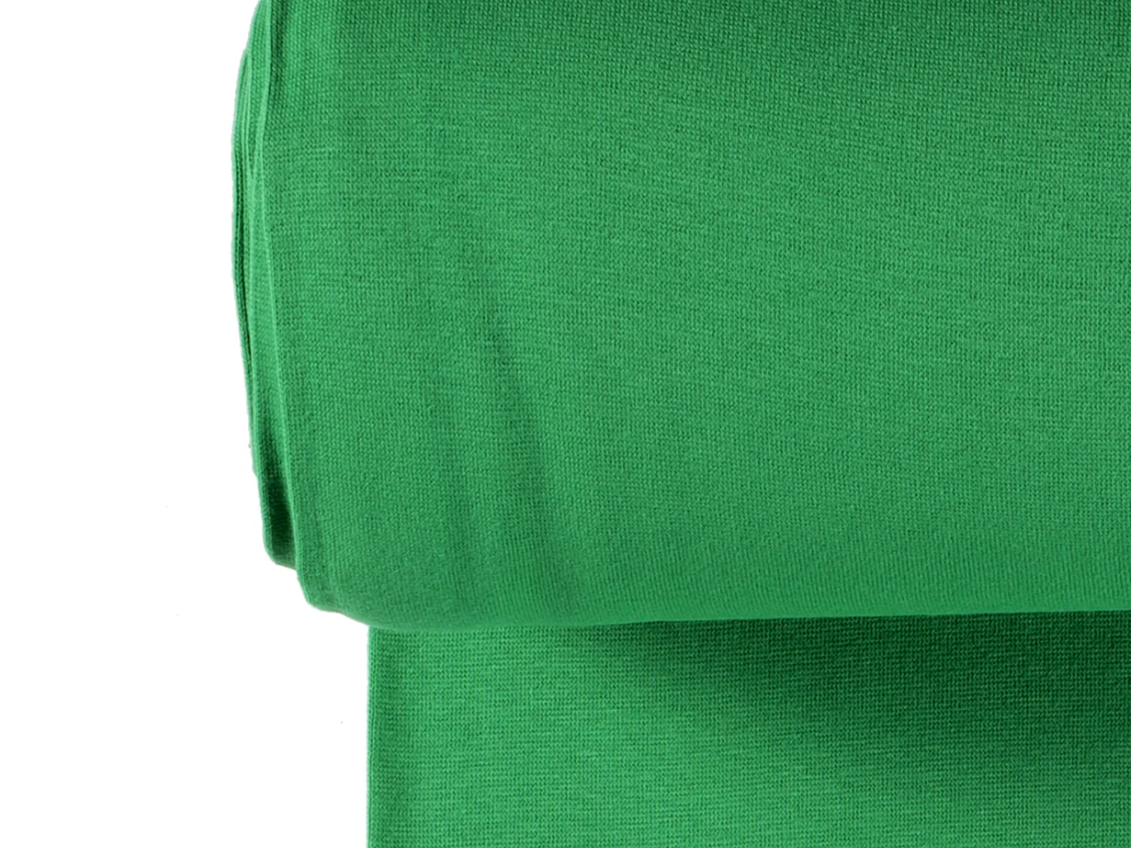 Glattes Bündchen Stoff im Schlauch