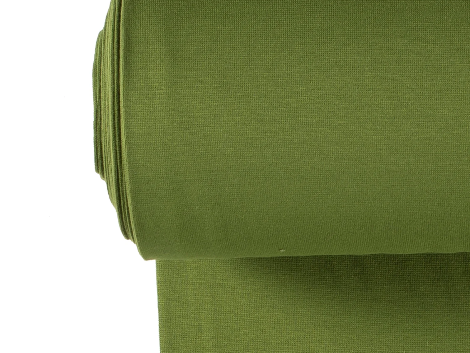 Glattes Bündchen Stoff im Schlauch