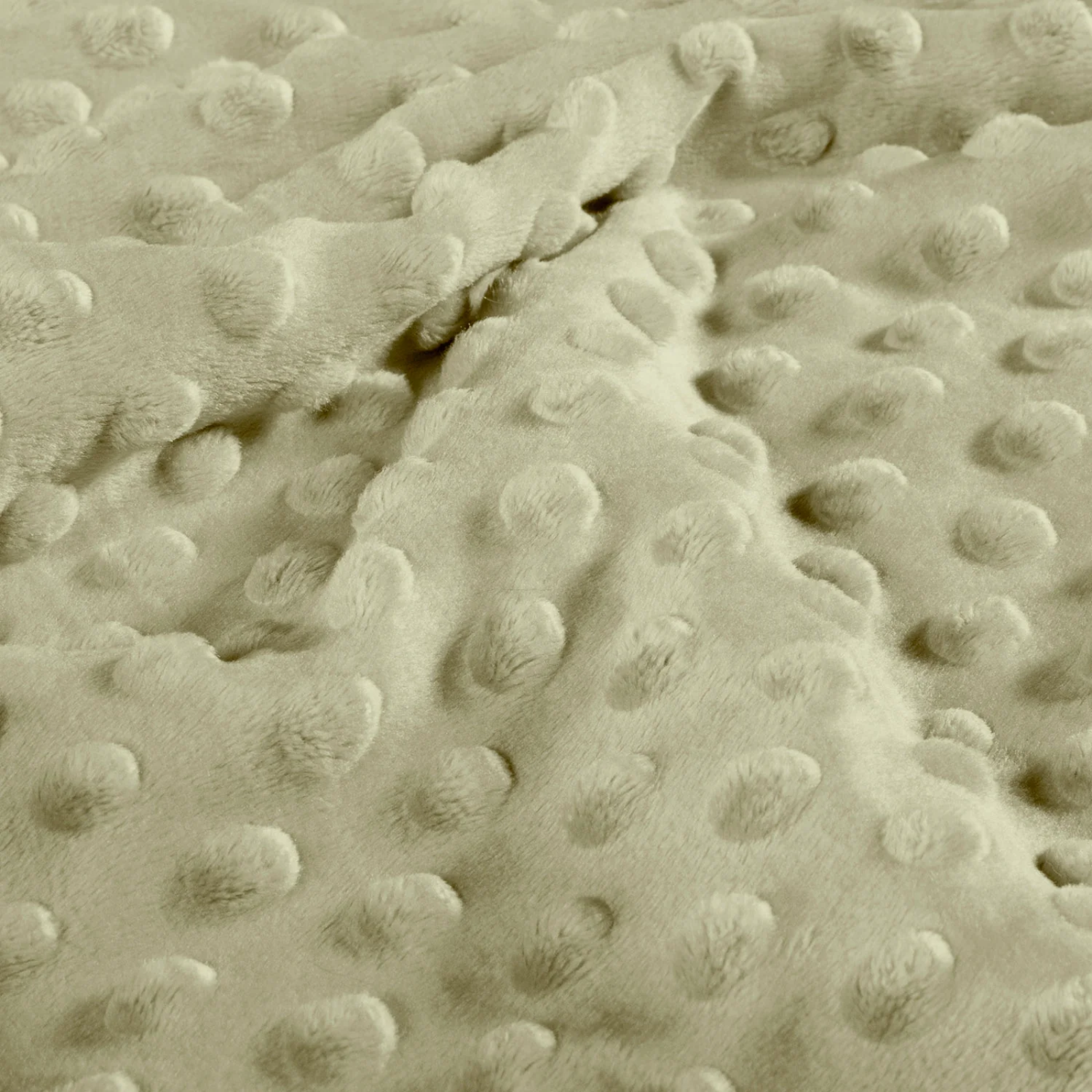 Minky-Stoff mit Noppenprägung