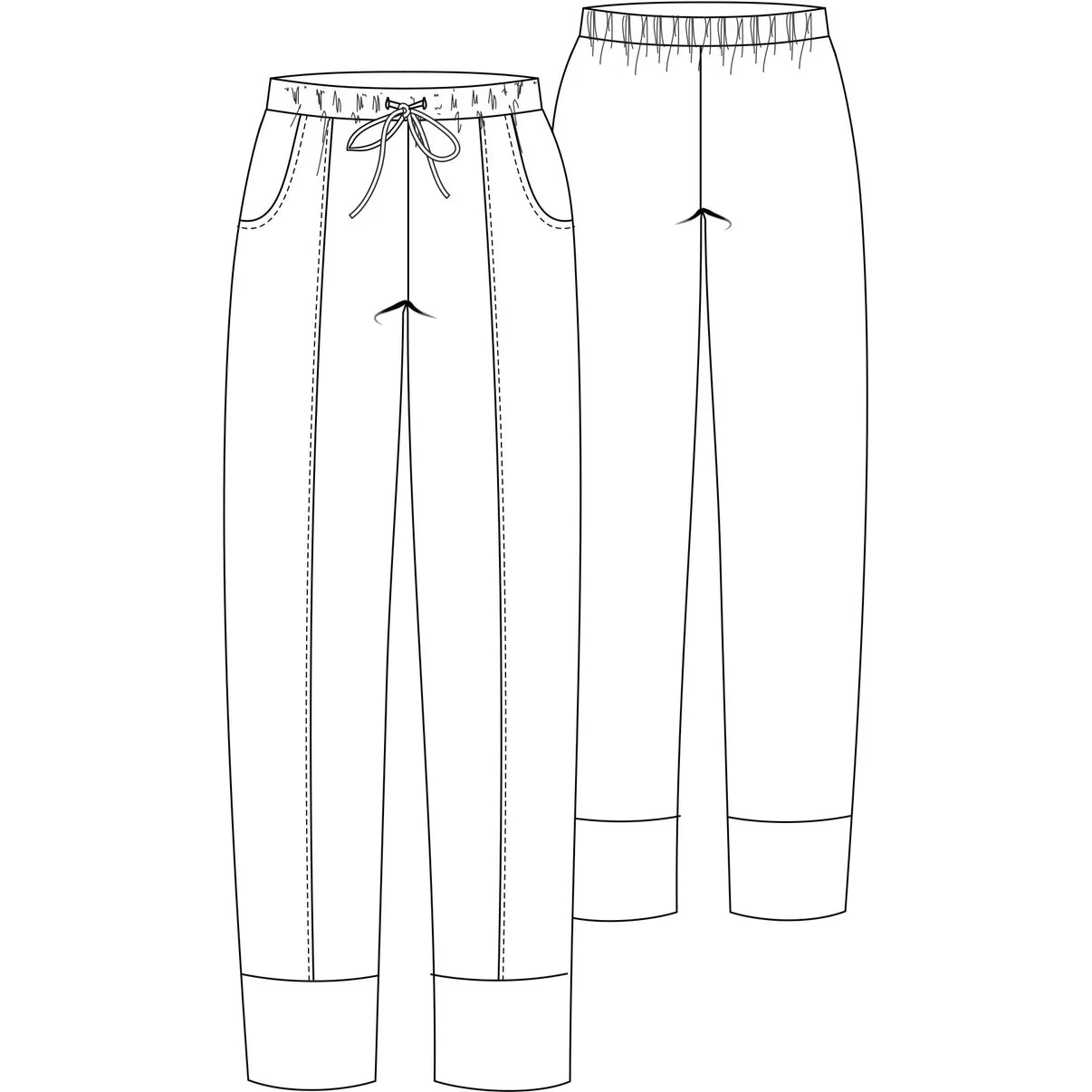 Papierschnittmuster Jogginghose Dagmar