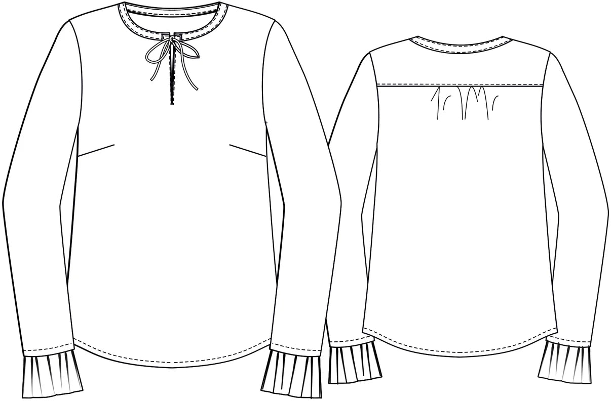 Papierschnittmuster Bluse Ronja