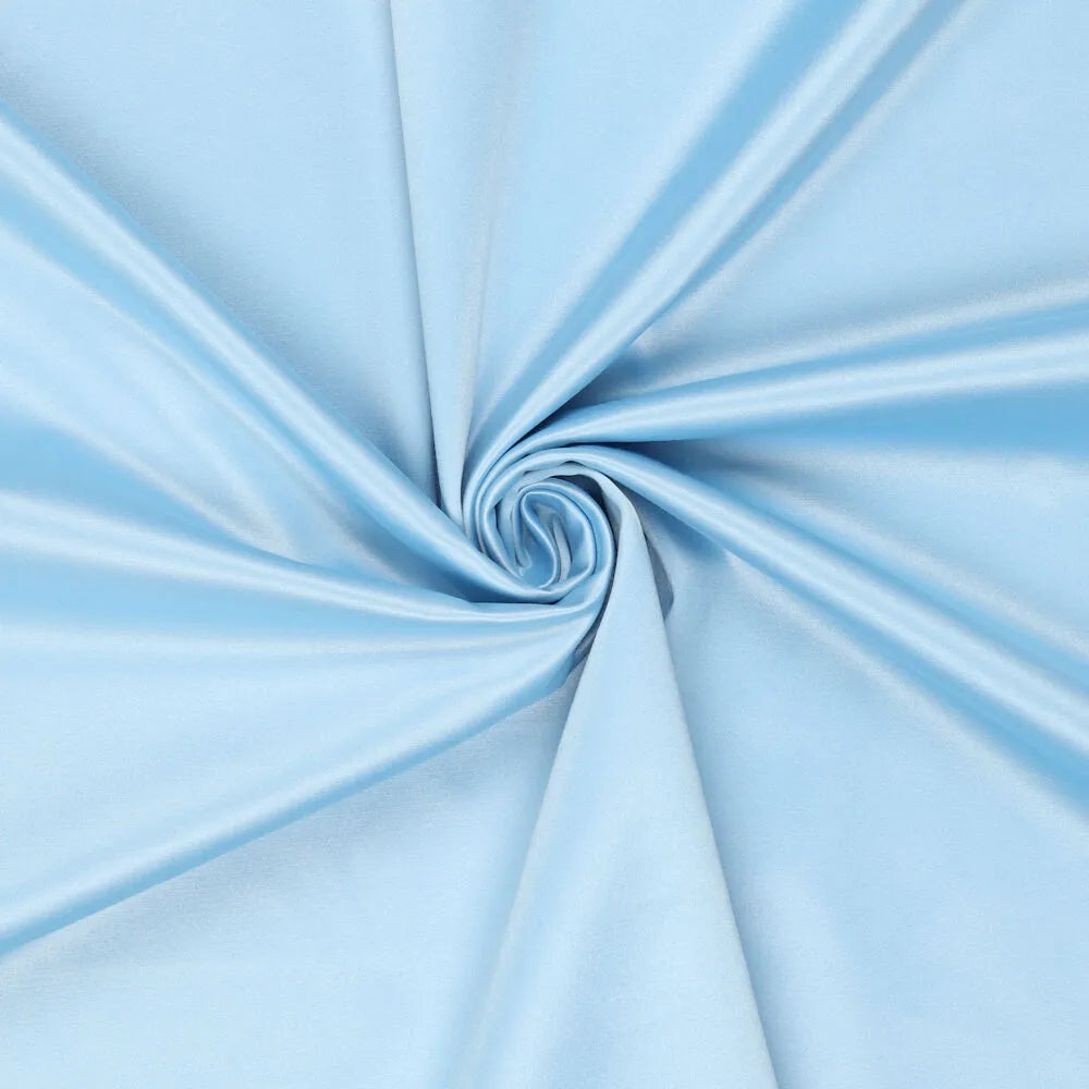 Baumwollsatin Stretch Stoff - Premium