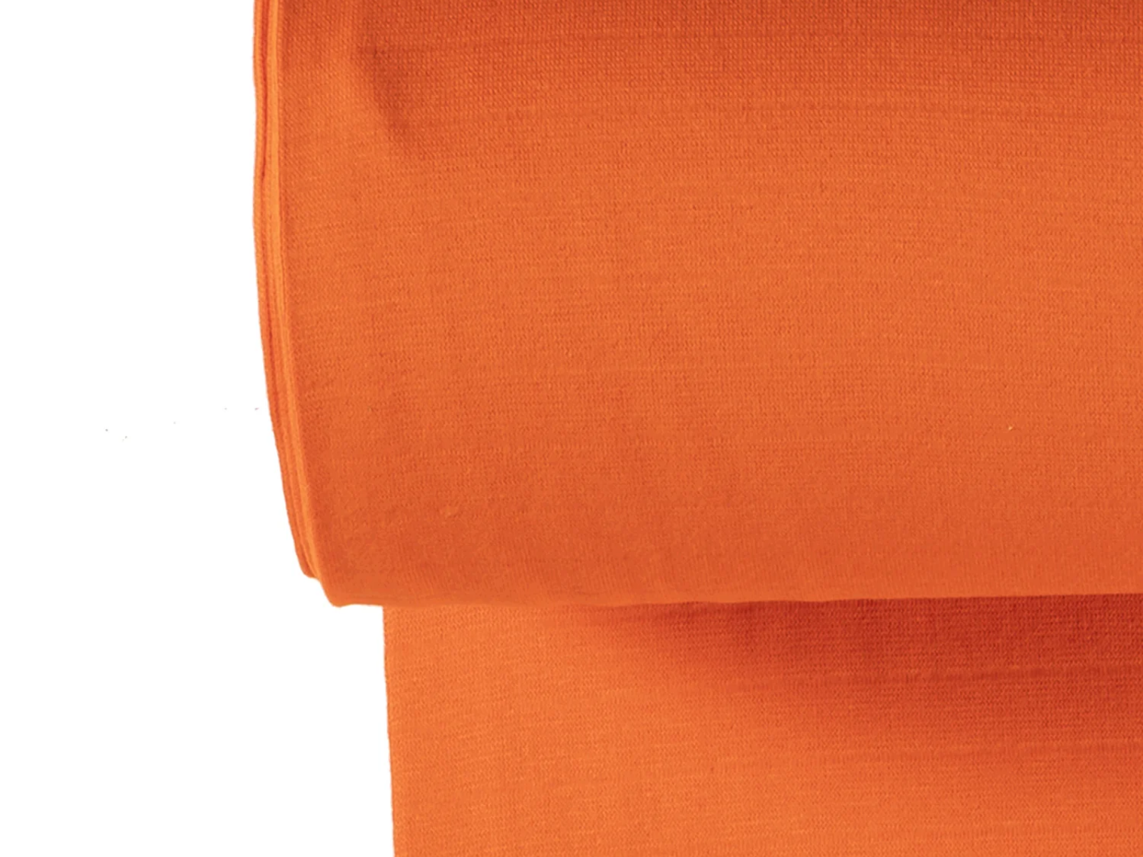 Glattes Bündchen Stoff im Schlauch