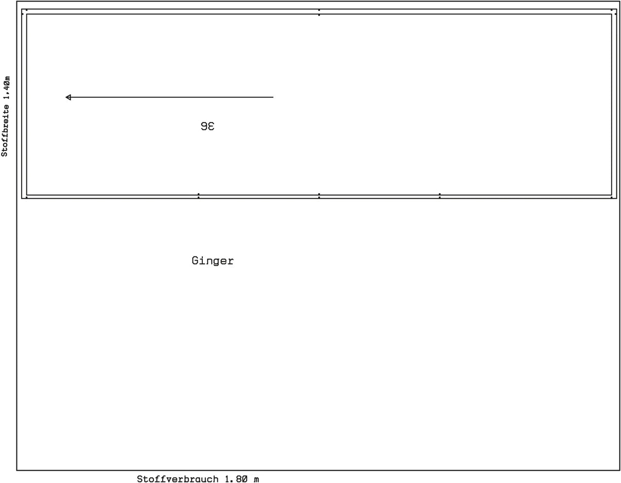 Papierschnittmuster Cape Ginger