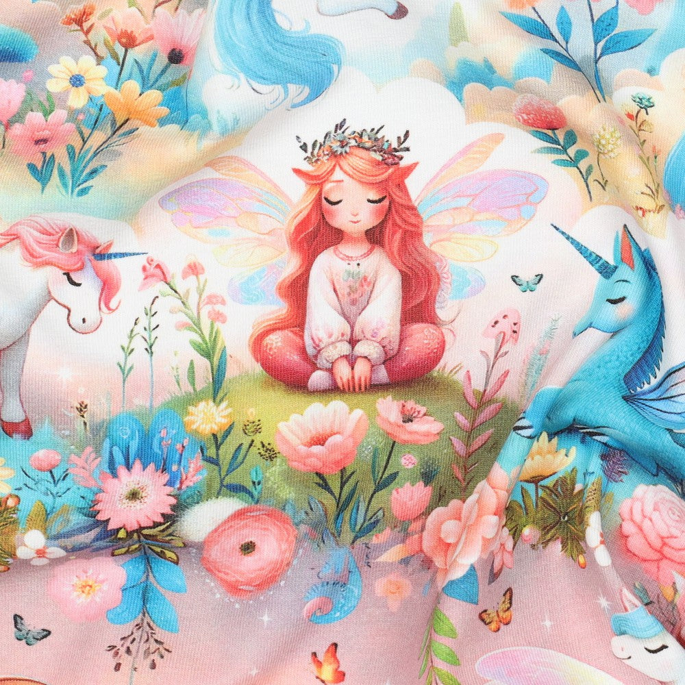 Jersey - Einhörner - rosa