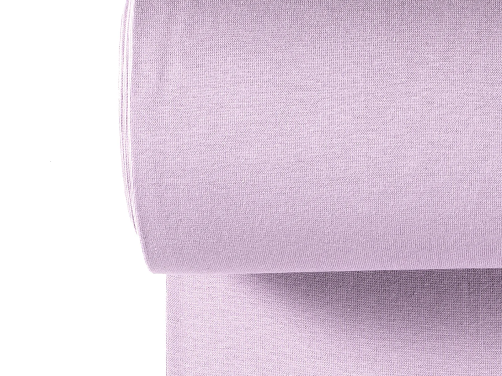 Glattes Bündchen Stoff im Schlauch