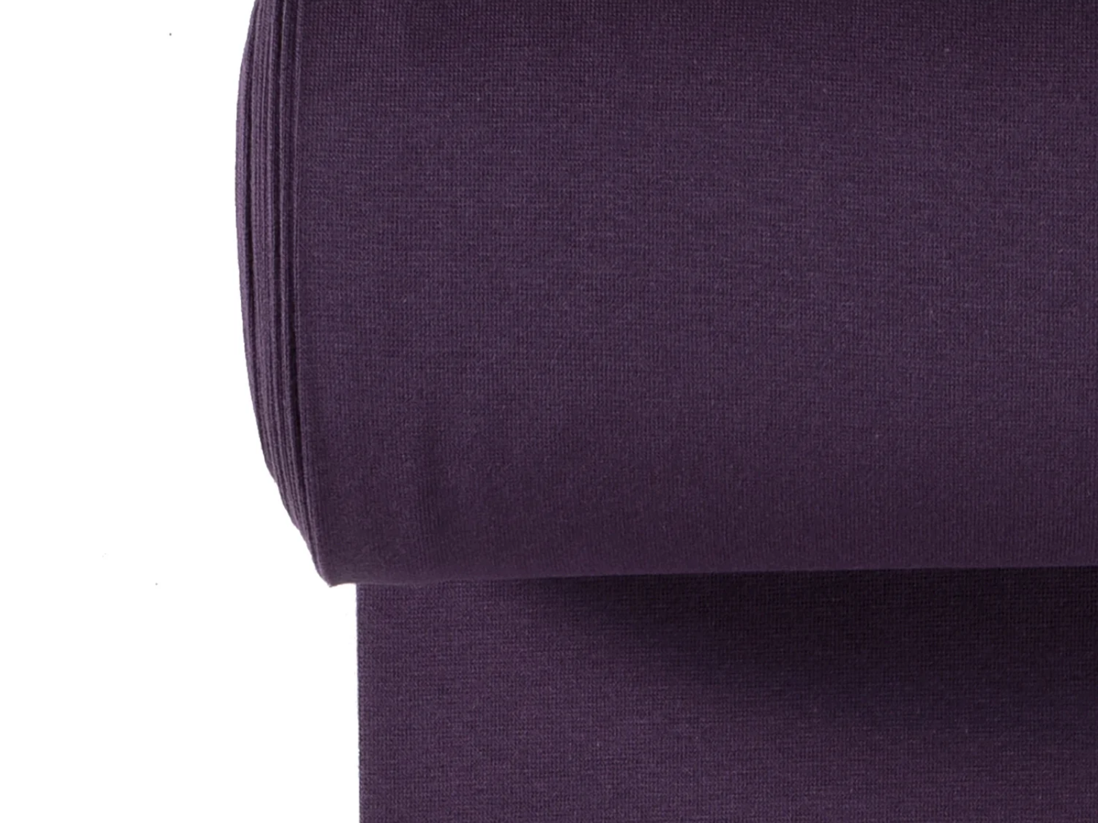 Glattes Bündchen Stoff im Schlauch