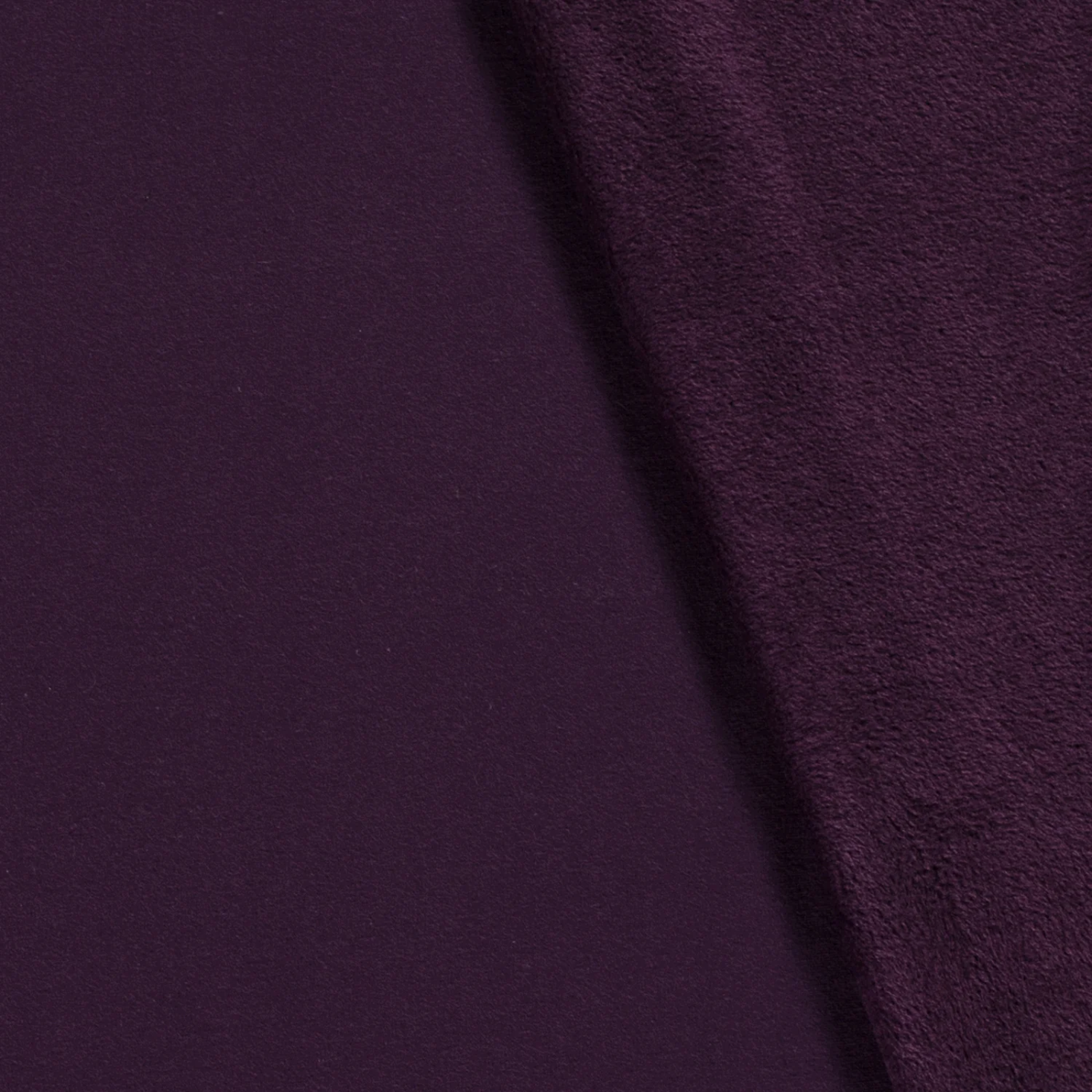 Alpenfleece Stoff- uni