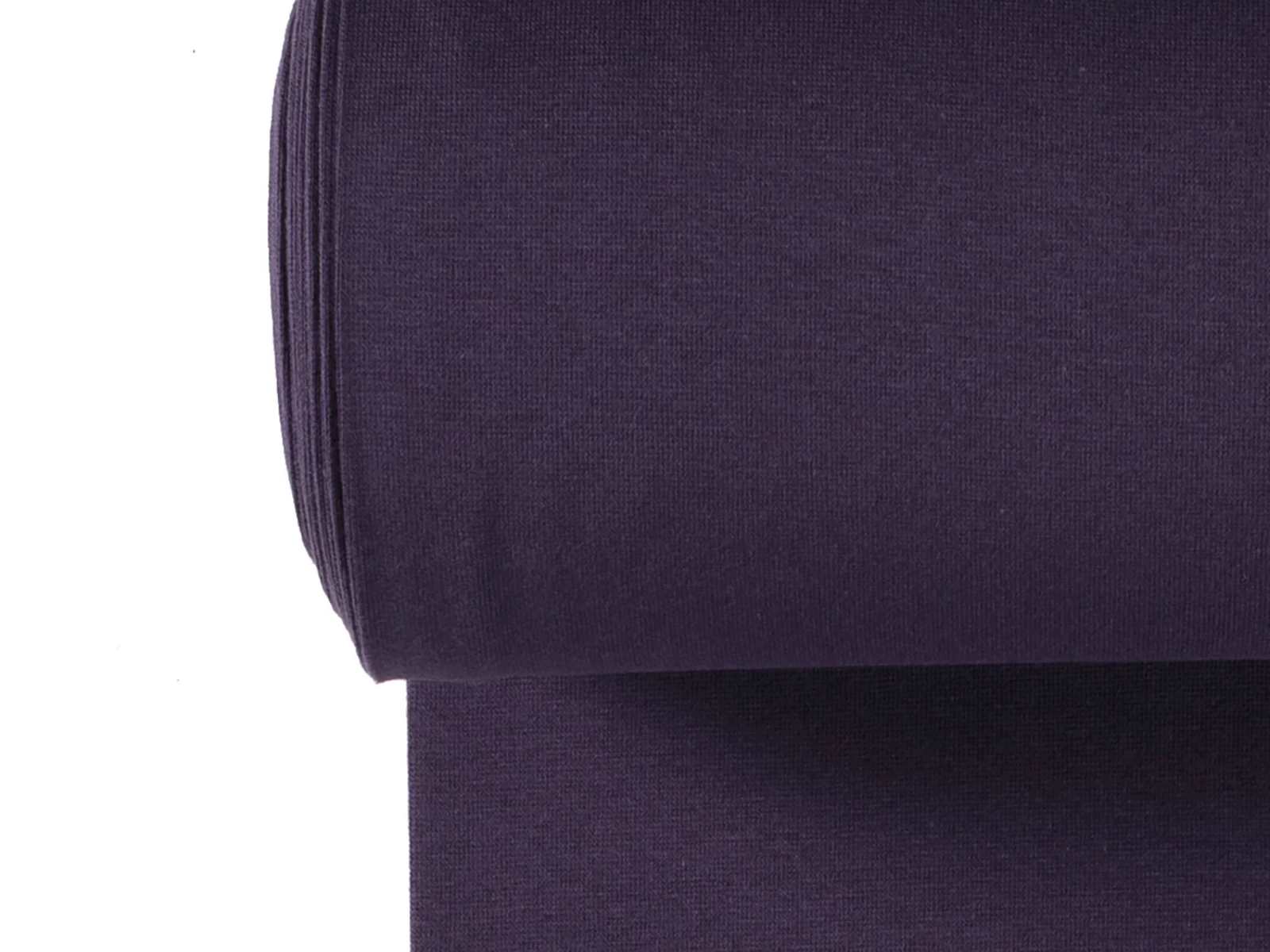 Glattes Bündchen Stoff im Schlauch