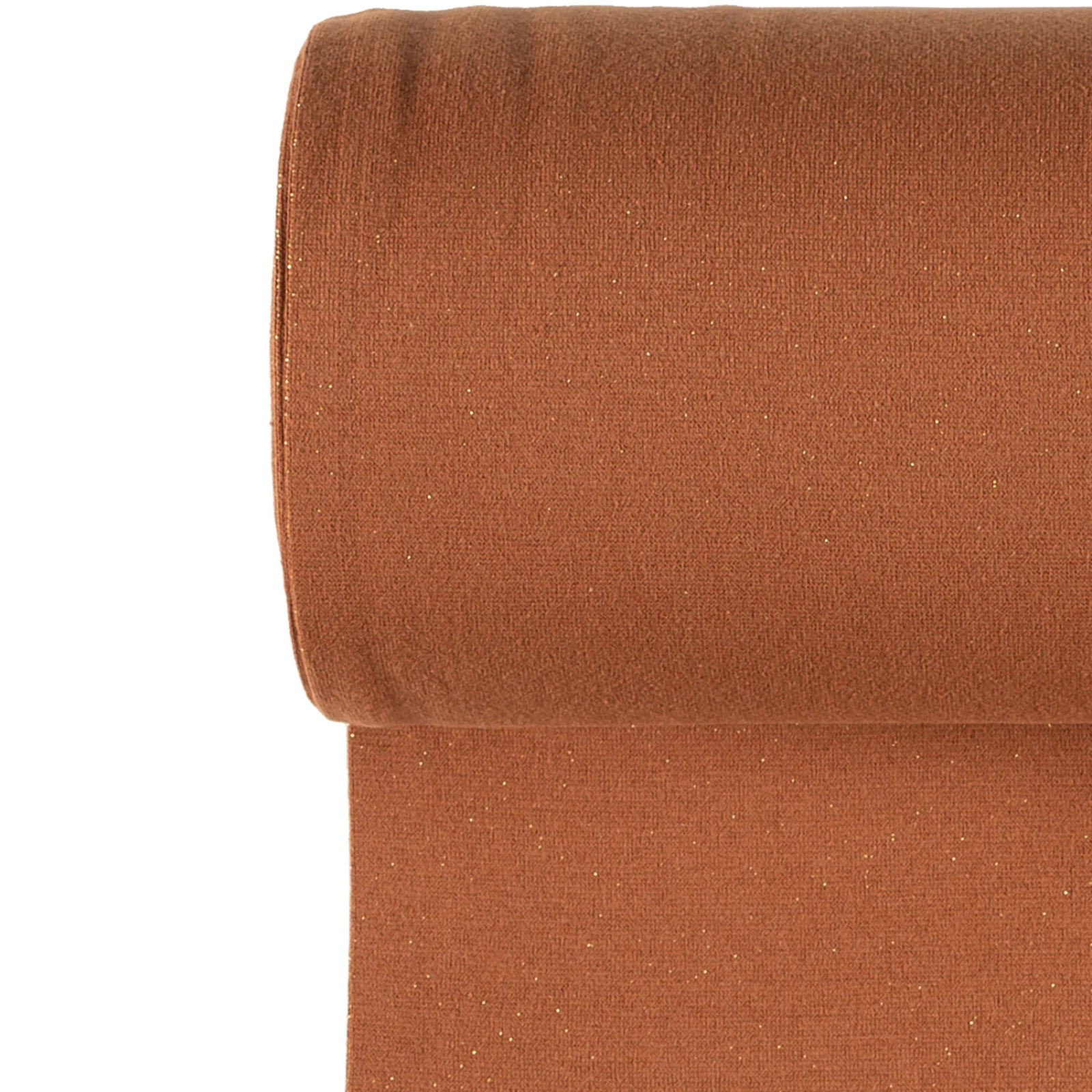 ✨ Glattes Bündchen Stoff im Schlauch - Glitzer