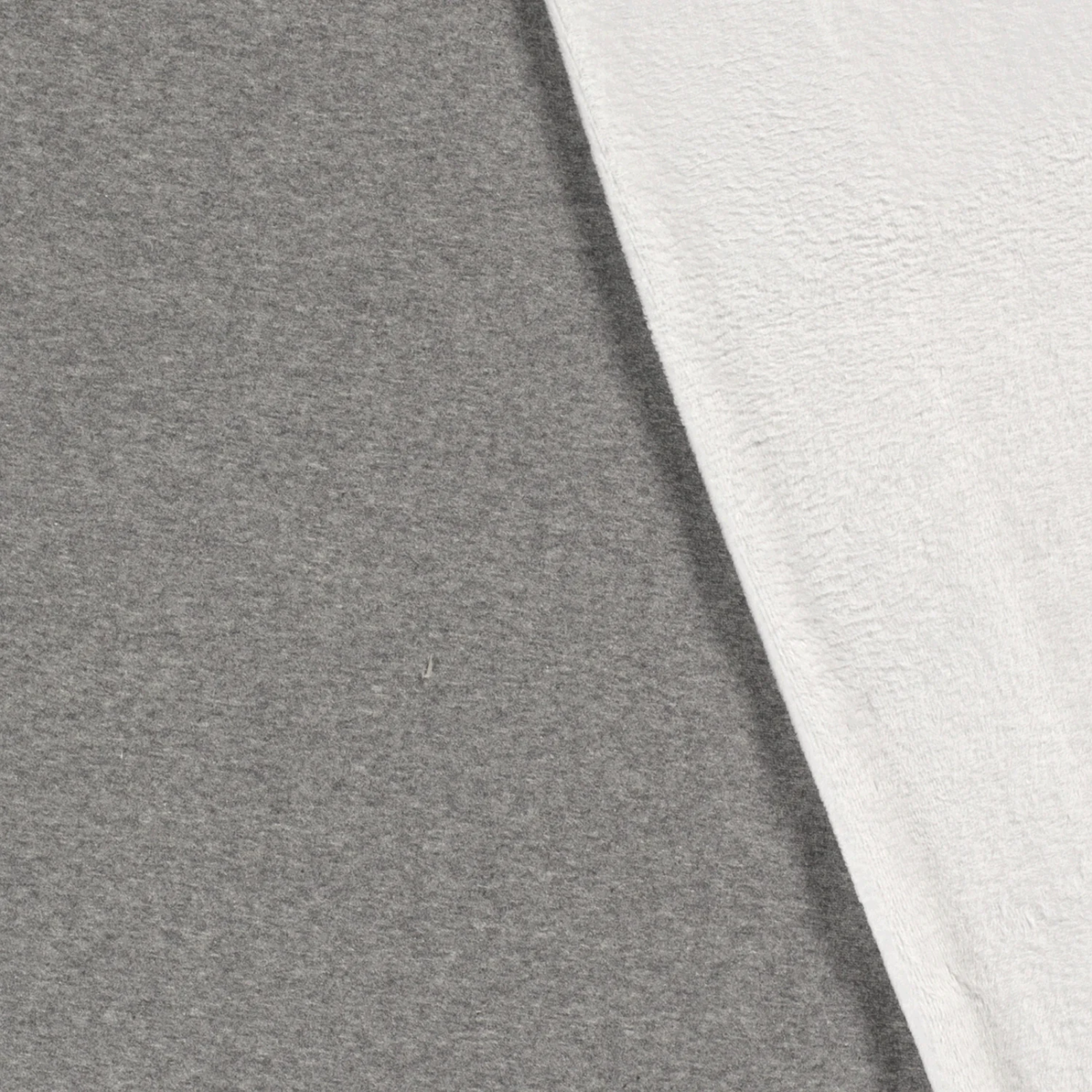 Alpenfleece Stoff- uni