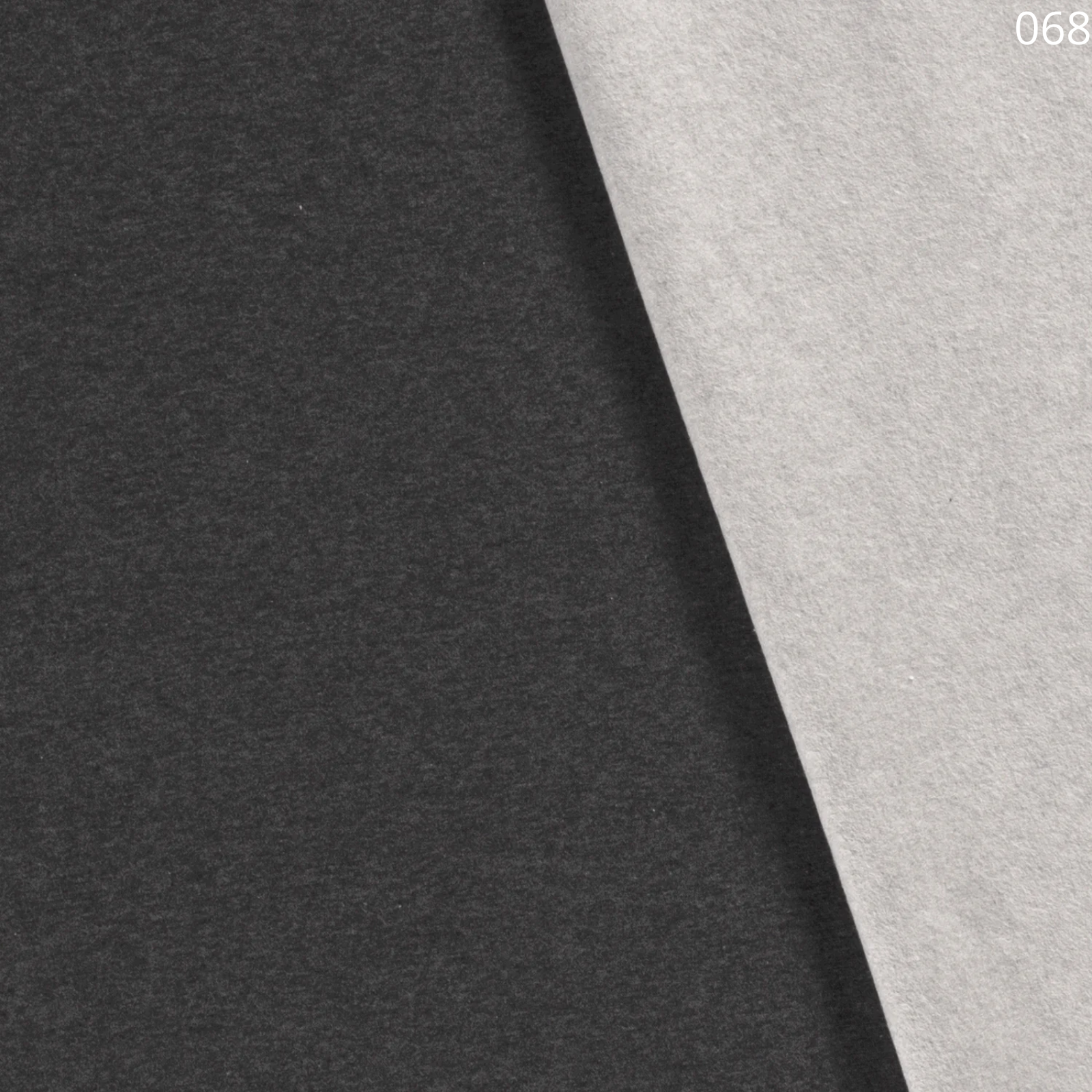 Angerauter Sweat Stoff - uni