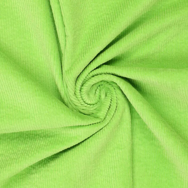 Breitcord Stretch washed - 3.5 mm breite Rippen Corduroy - uni