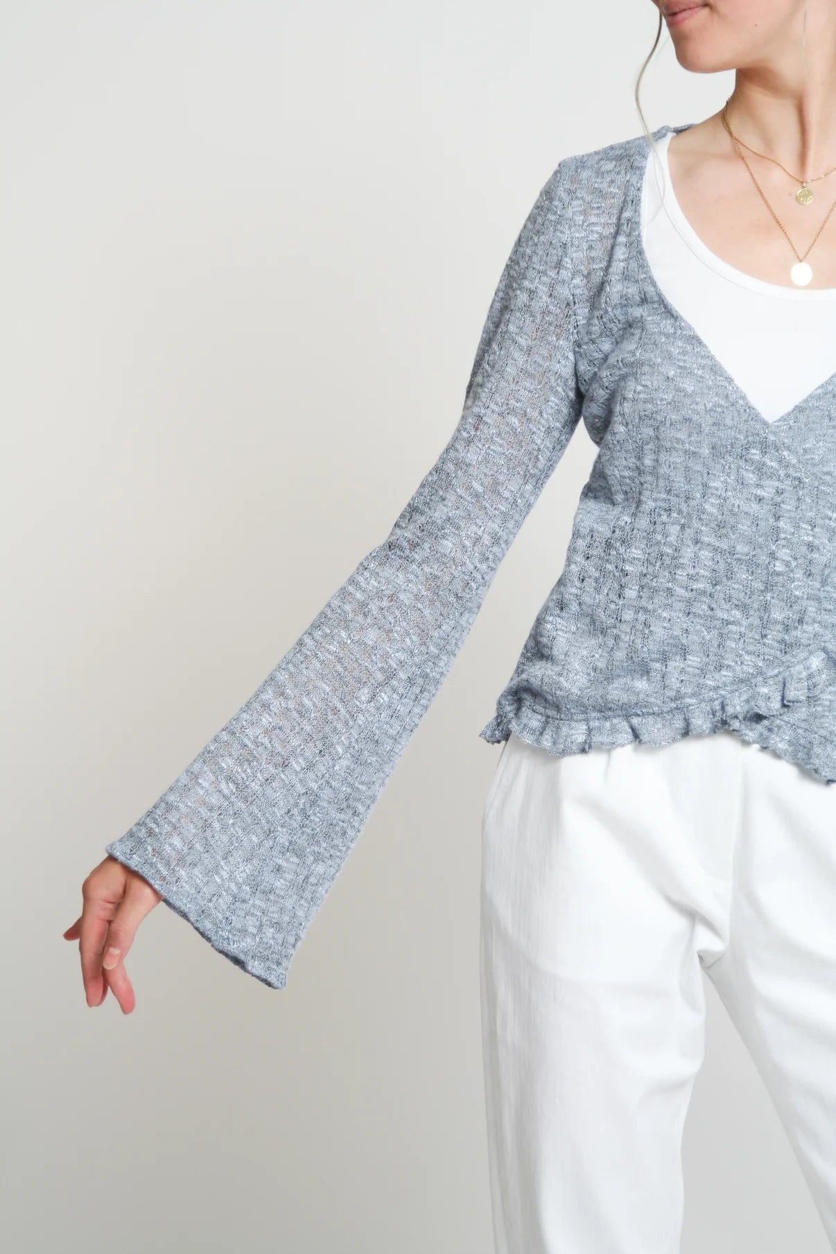 Papierschnittmuster Wickeljacke Alice