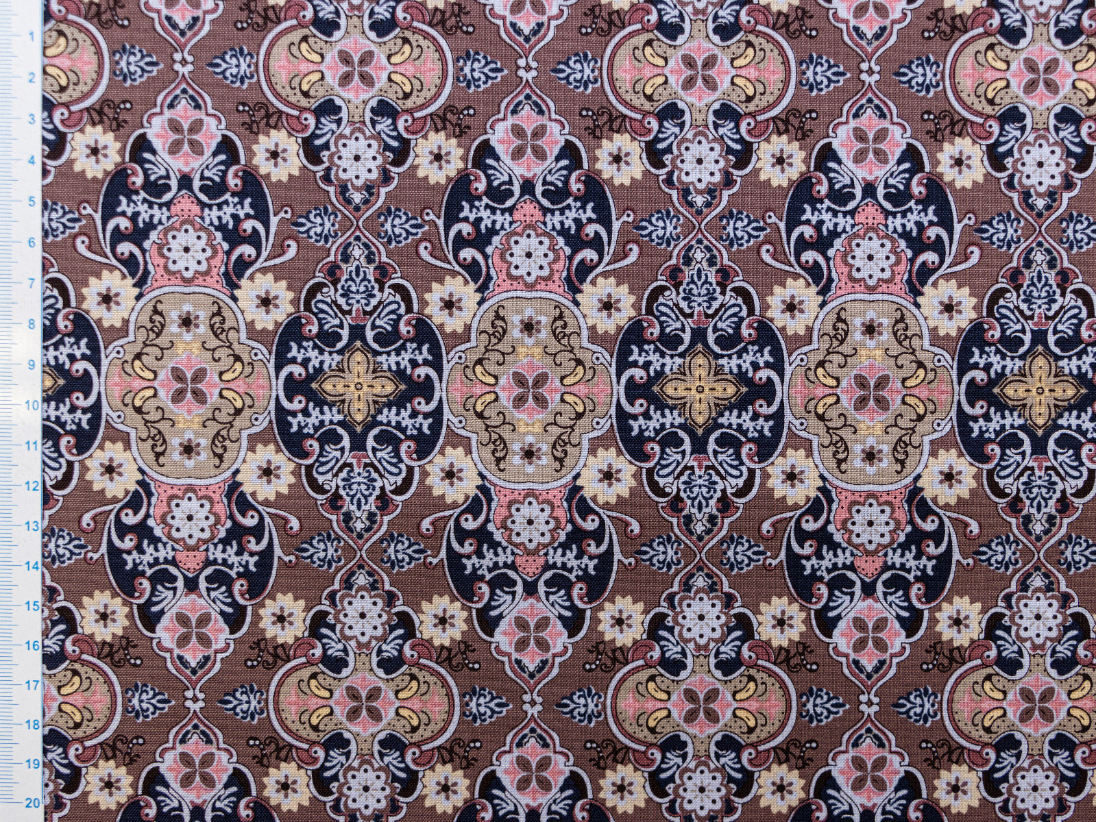 Webware Baumwolle Swafing Julia - blumige Ornamente - altrosa