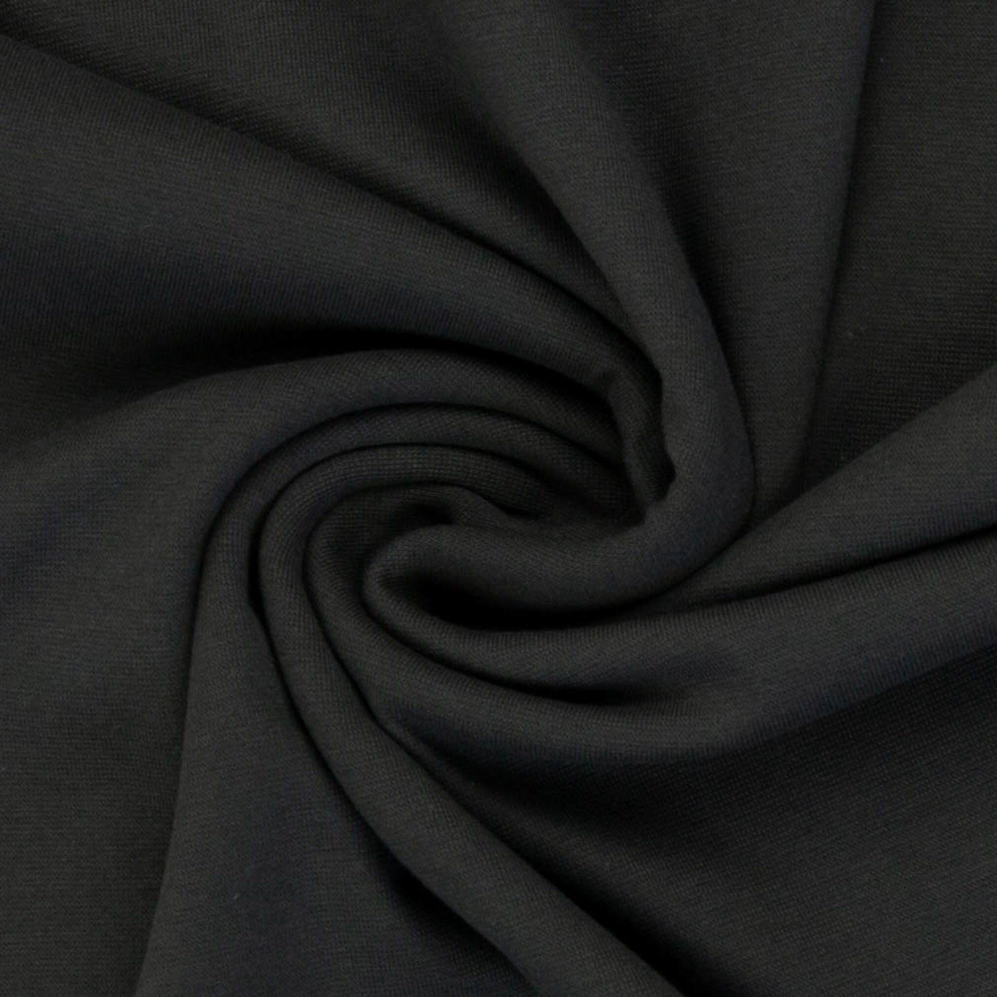 Glattes Bündchen Stoff Heike 100 cm - uni