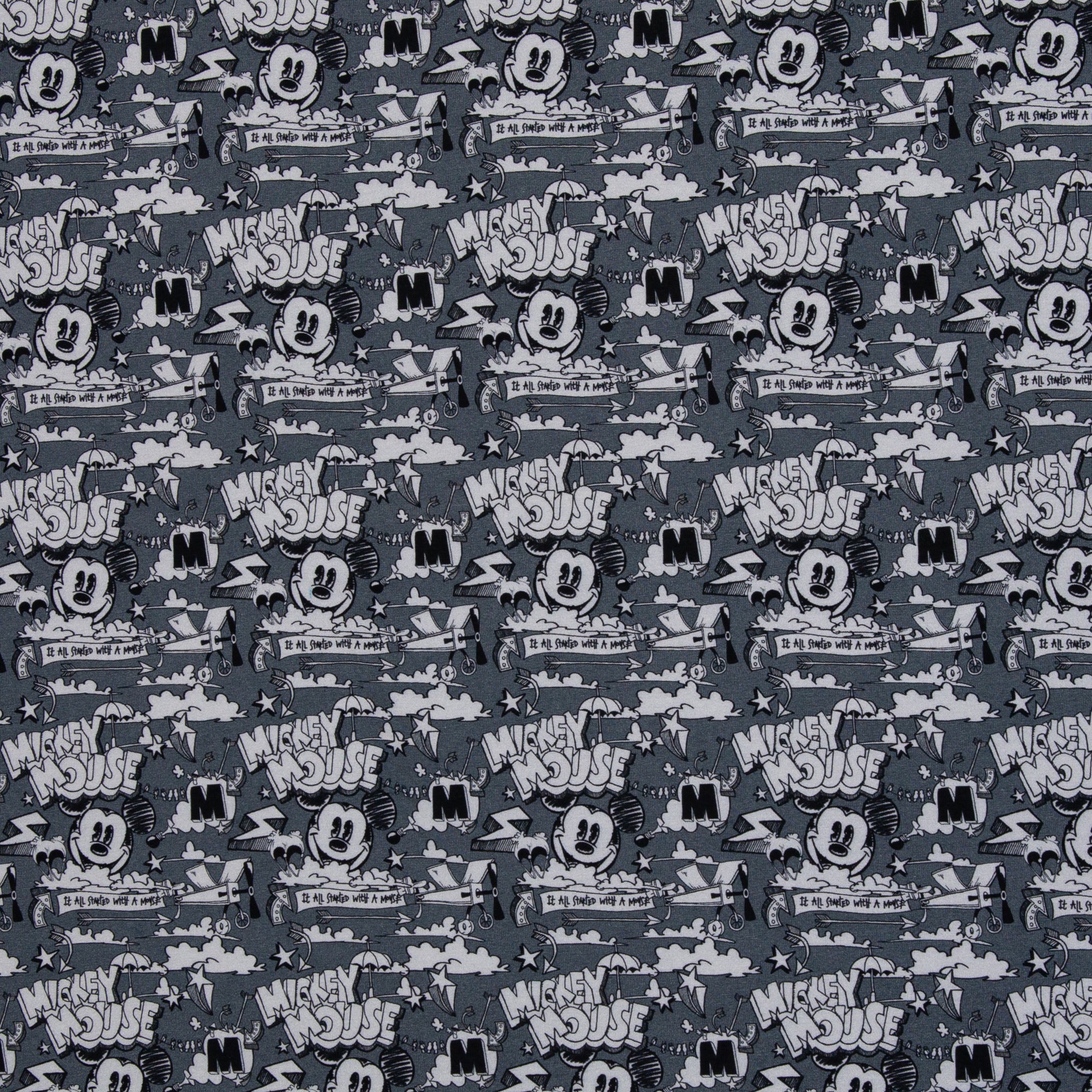 Jersey Swafing Nils - Mickey Mouse Cartoon - graublau