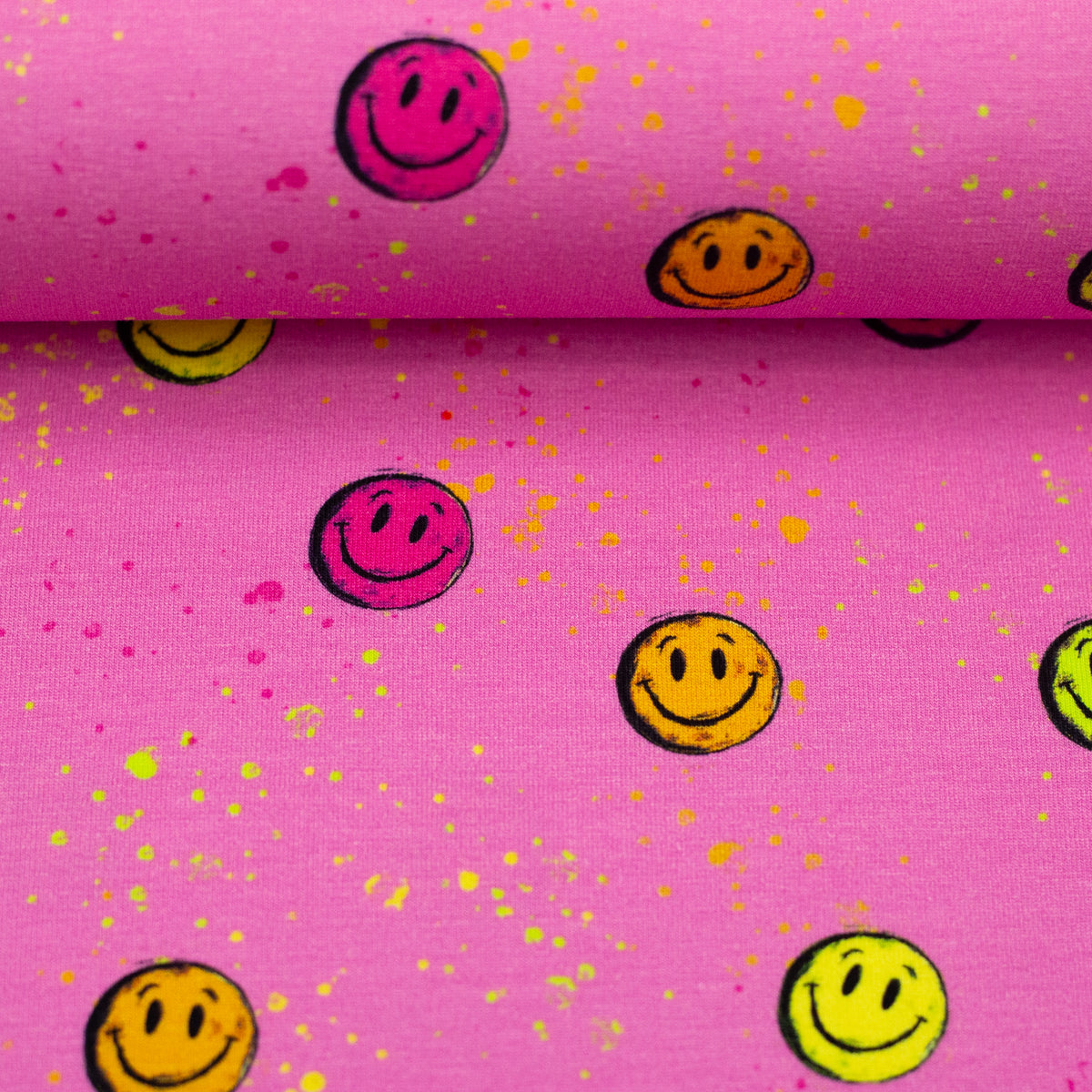 Baumwolle Jersey Swafing by Christiane Zielinski - Happy - pink