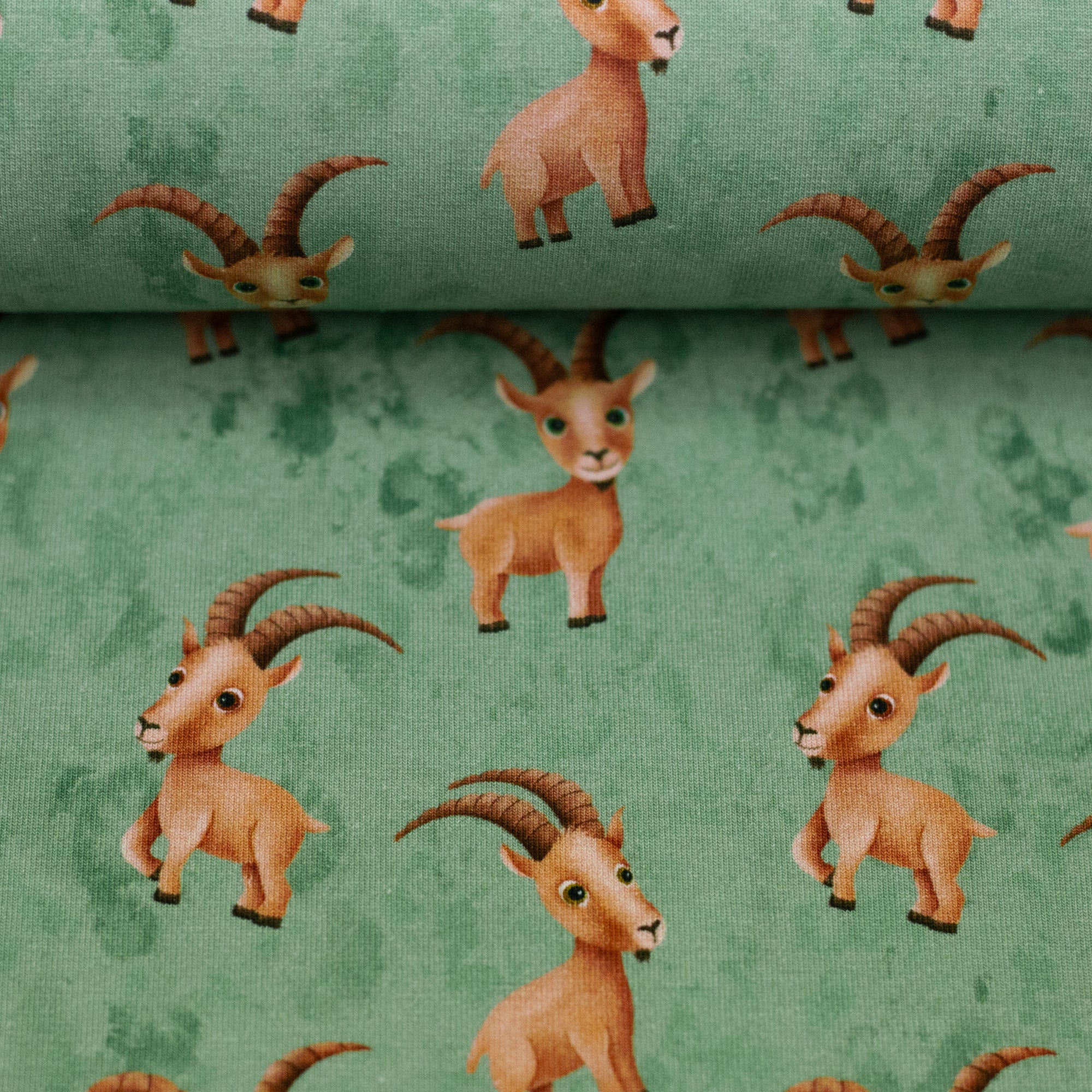 Jersey Swafing Alpenliebe by Mrs Mint Design - Bergziegen