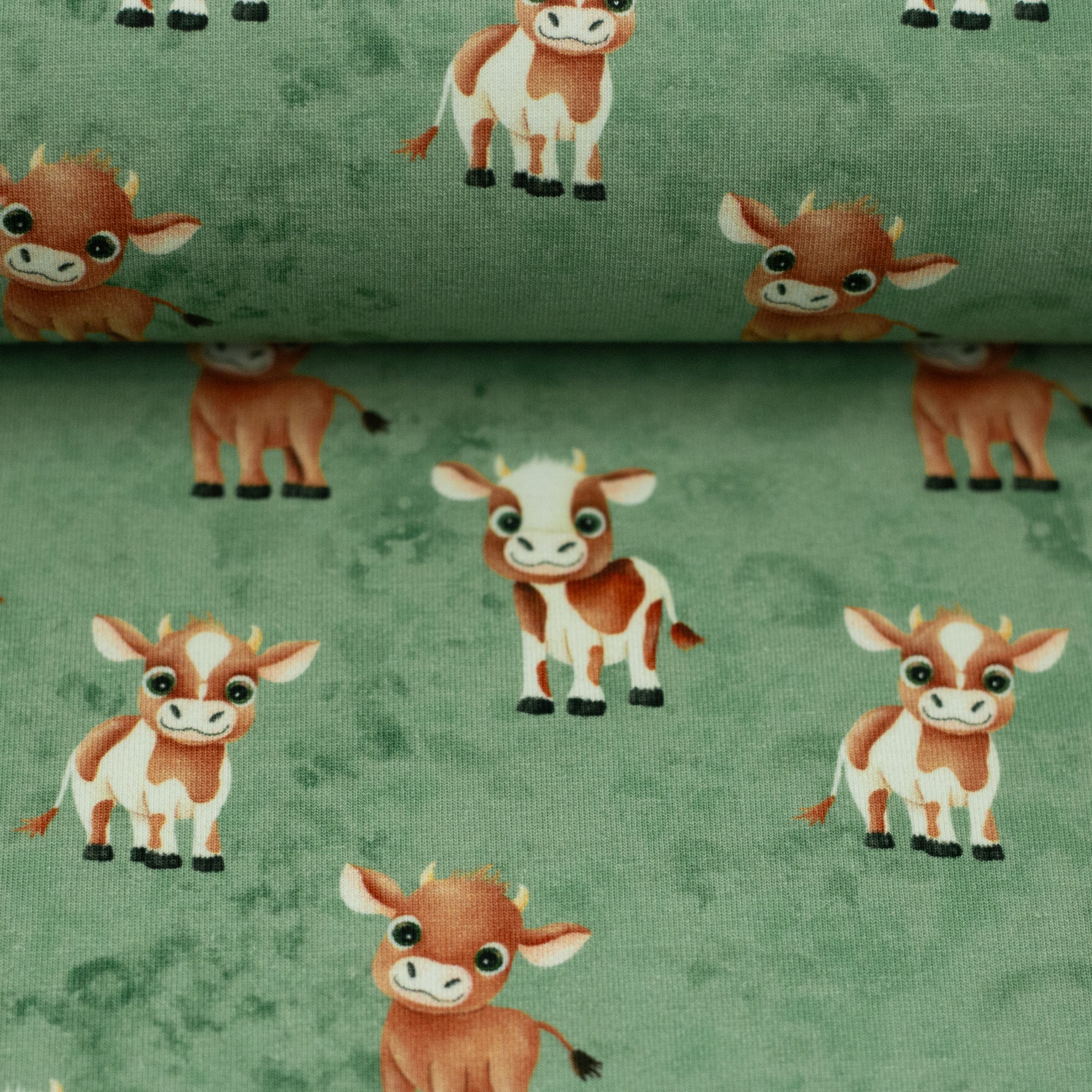 Jersey Swafing Alpenliebe by Mrs Mint Design - niedliche Kühe