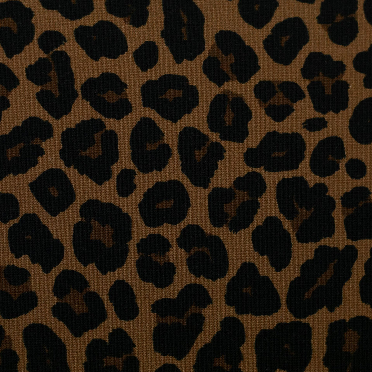 Baumwolle Jersey Swafing Theo - Animalprint - Leo - ocker