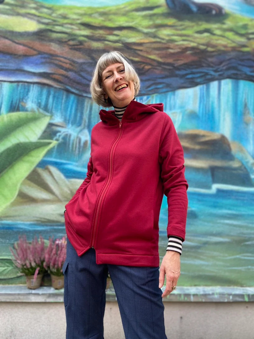 Papierschnittmuster Hoodiejacke Berlin