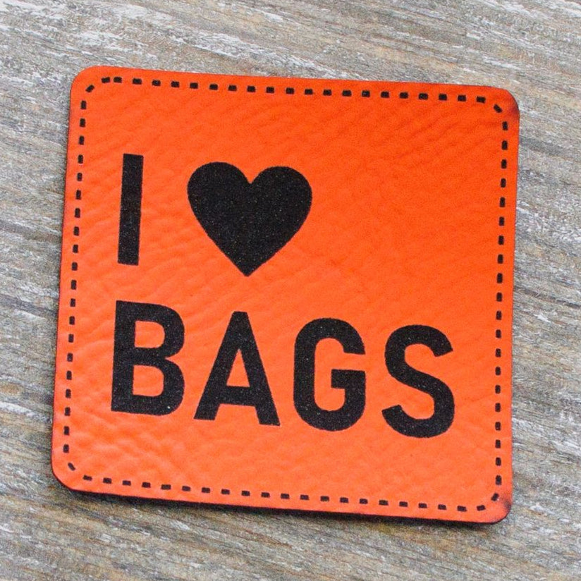 Label Kunstleder KDS - I ♥ BAGS
