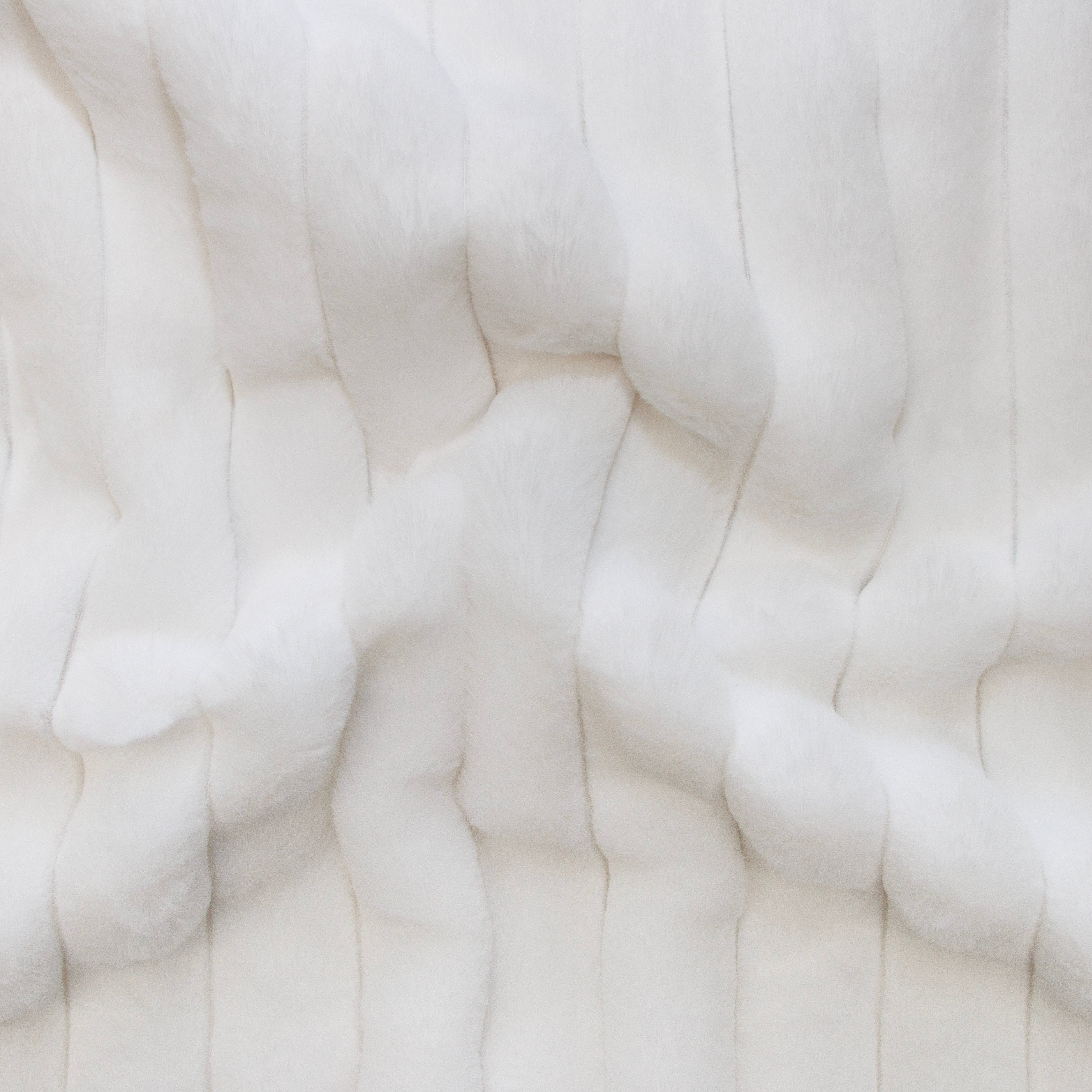 Plüschstoff in Cordoptik - 3cm Rippen