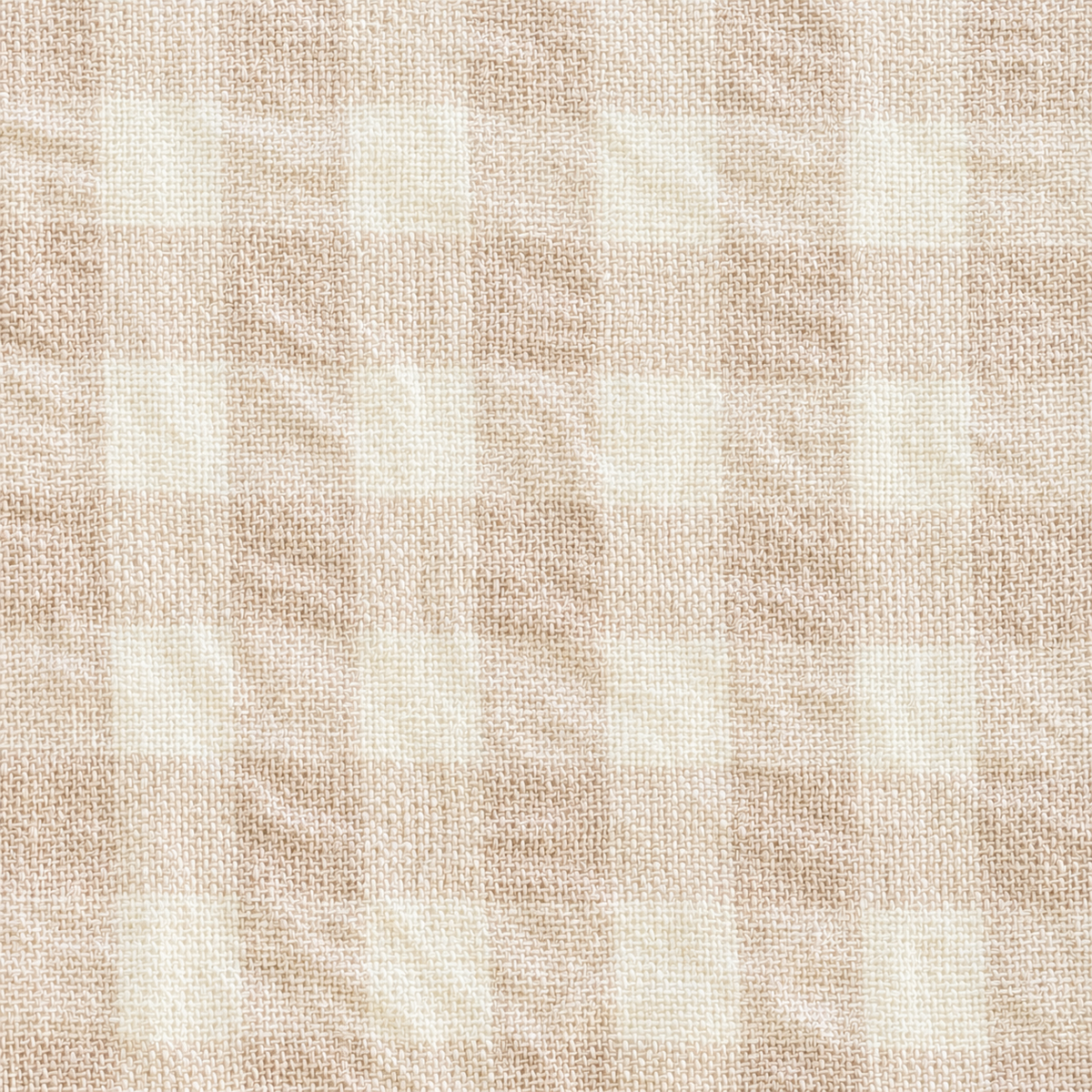 Webware Seersucker - Karo - beige & wollweiß