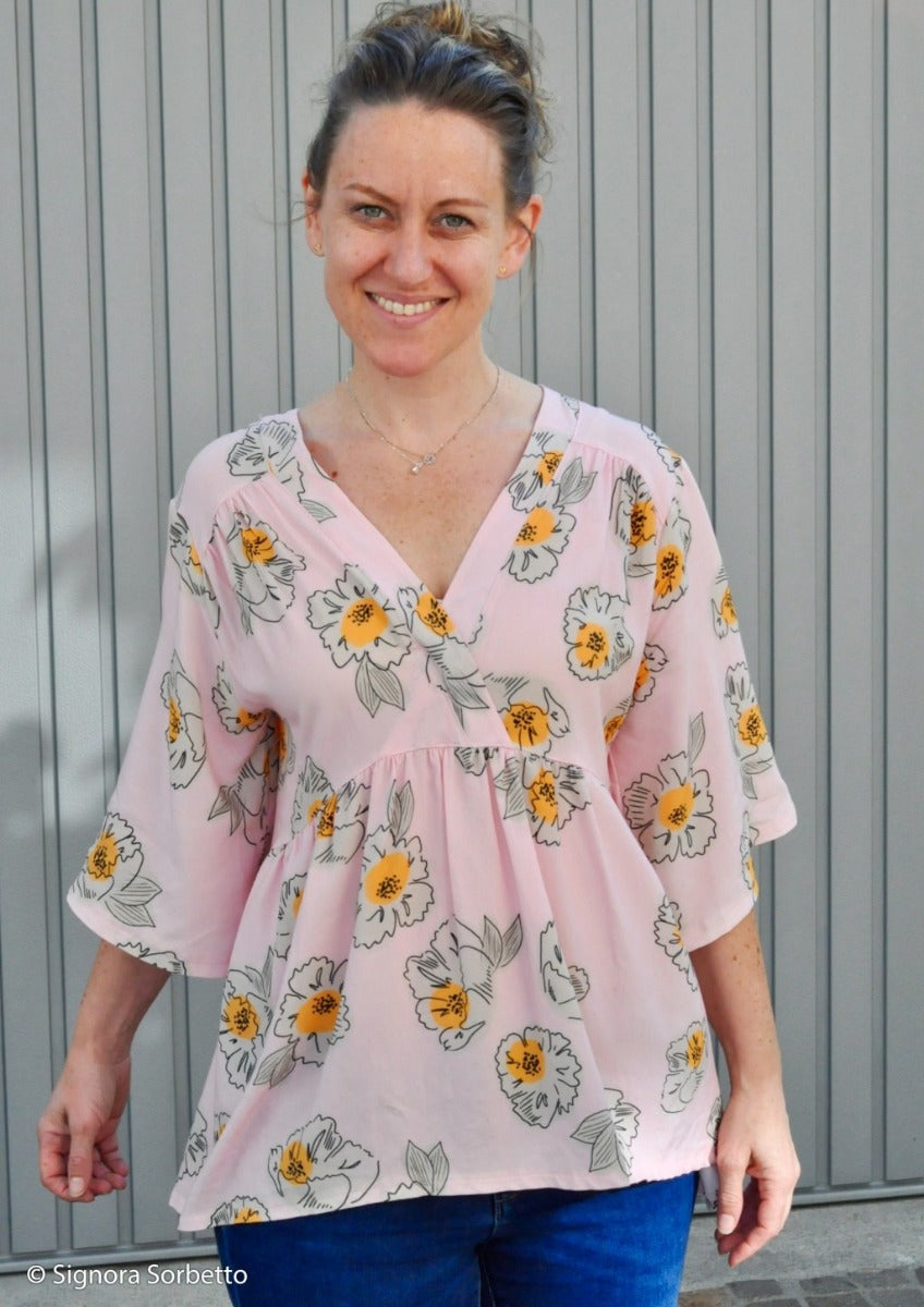 Webware Viskose Swafing Happy Me by Cherry Picking - Blüten