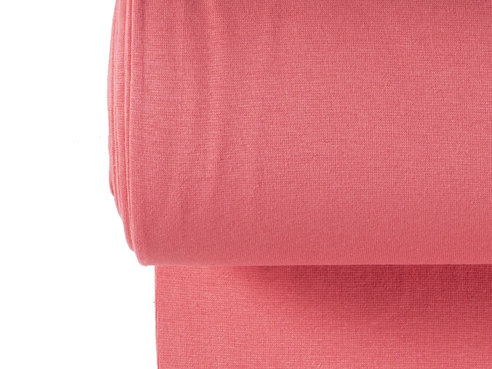 Glattes Bündchen Stoff im Schlauch