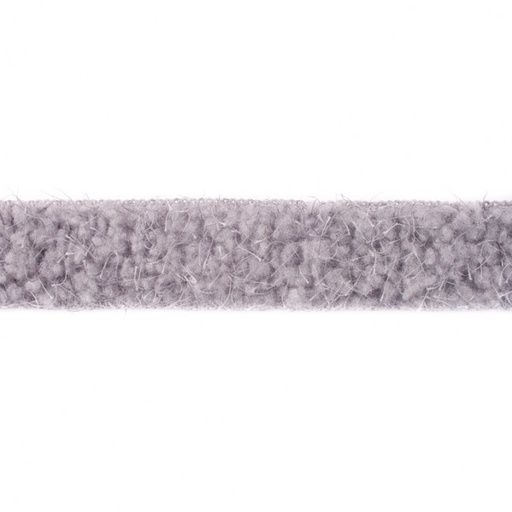 Plüschborde mit Zottelfäden ca. 38 mm - uni