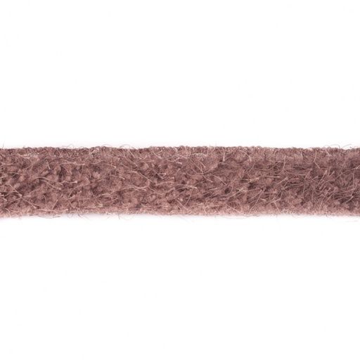 Plüschborde mit Zottelfäden ca. 38 mm - uni