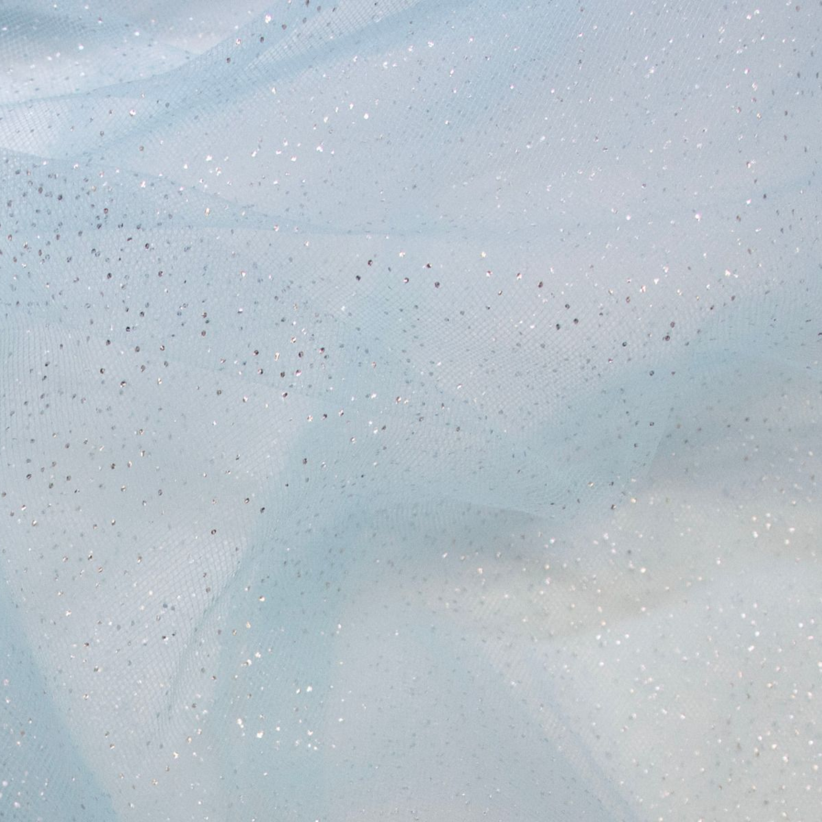 ✨Tüll mit Glitzer - uni