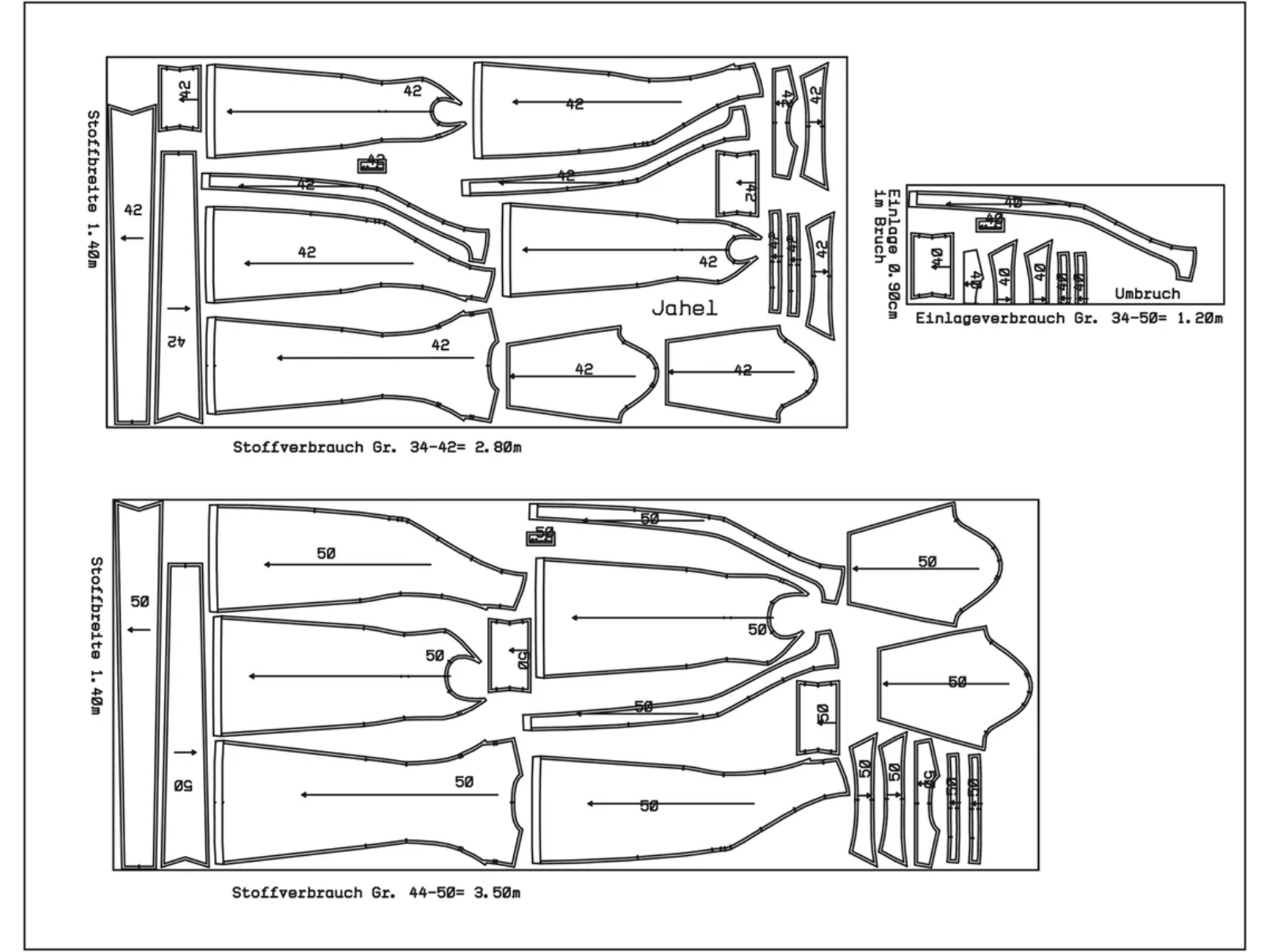 Papierschnittmuster Premium Wickelkleid Jahel