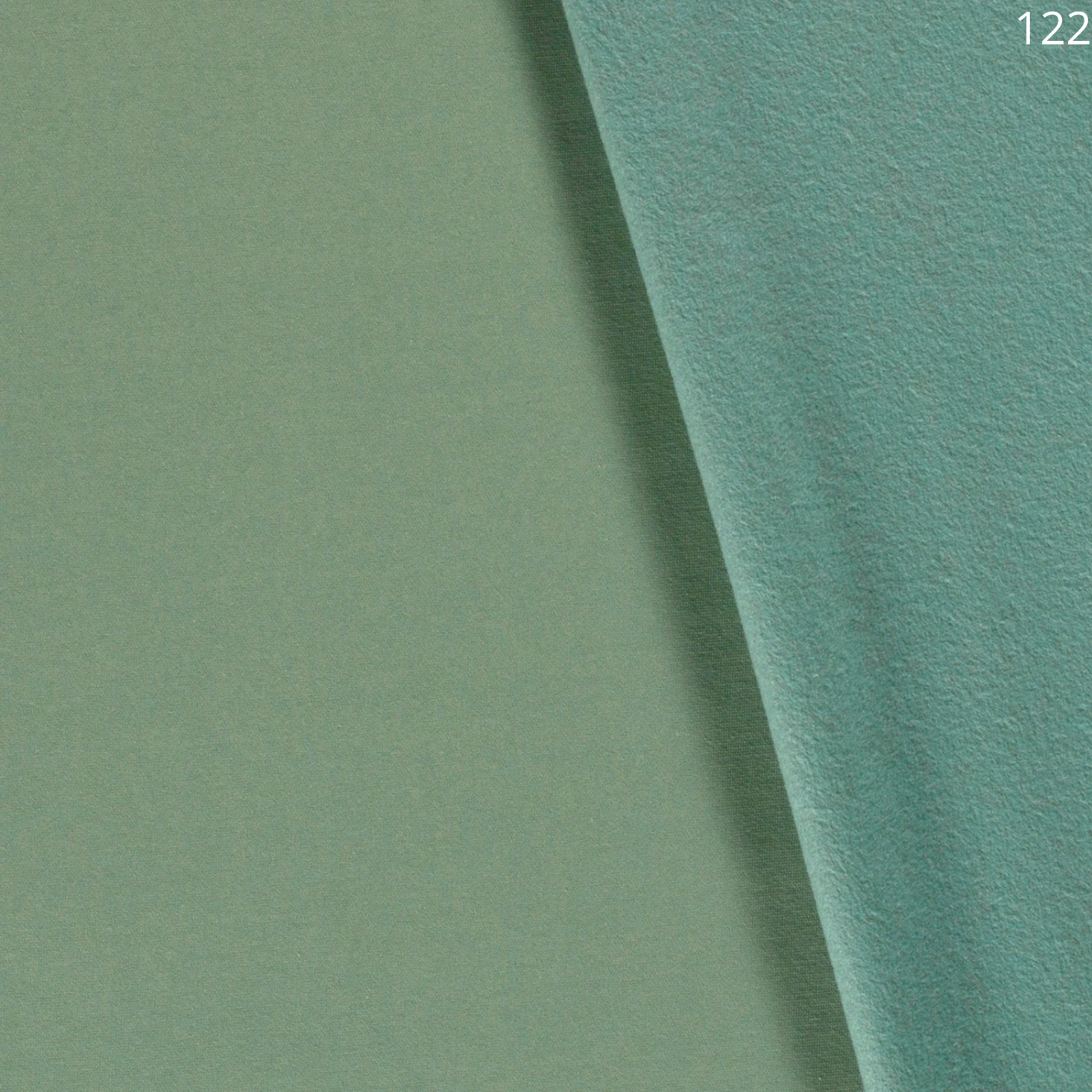 Angerauter Sweat Stoff - uni