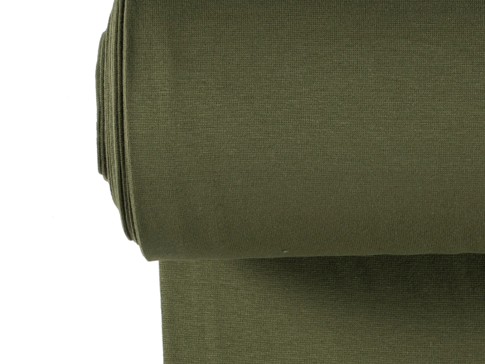 Glattes Bündchen Stoff im Schlauch