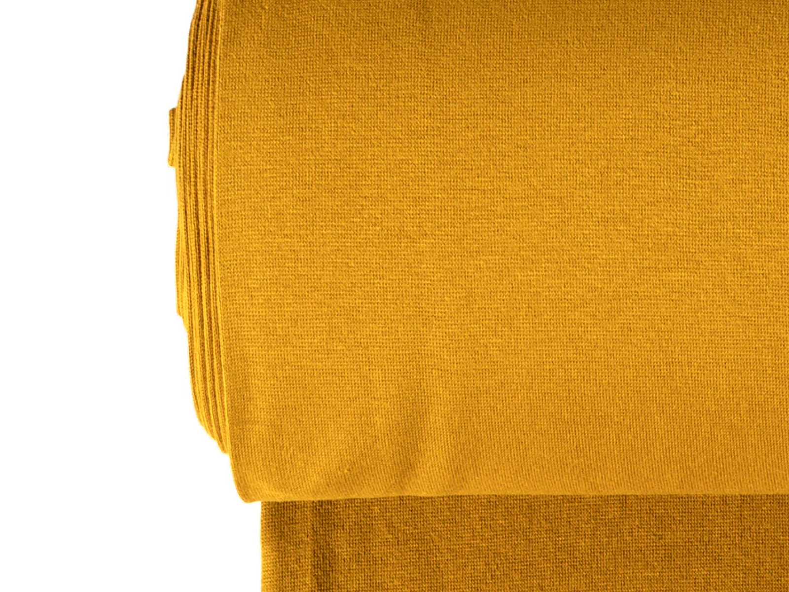 Glattes Bündchen Stoff im Schlauch