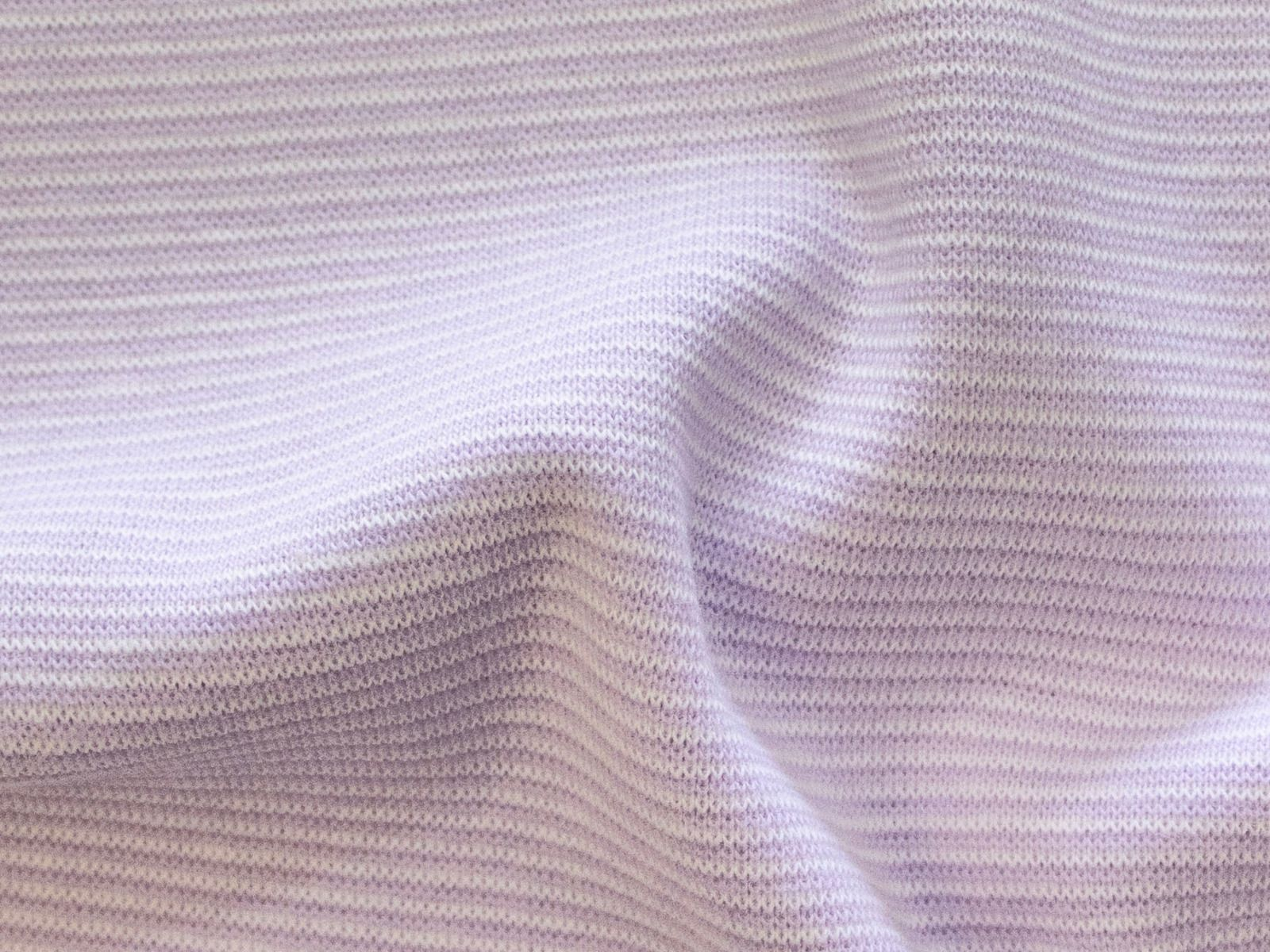 Glattes Bündchen Stoff im Schlauch - Streifen